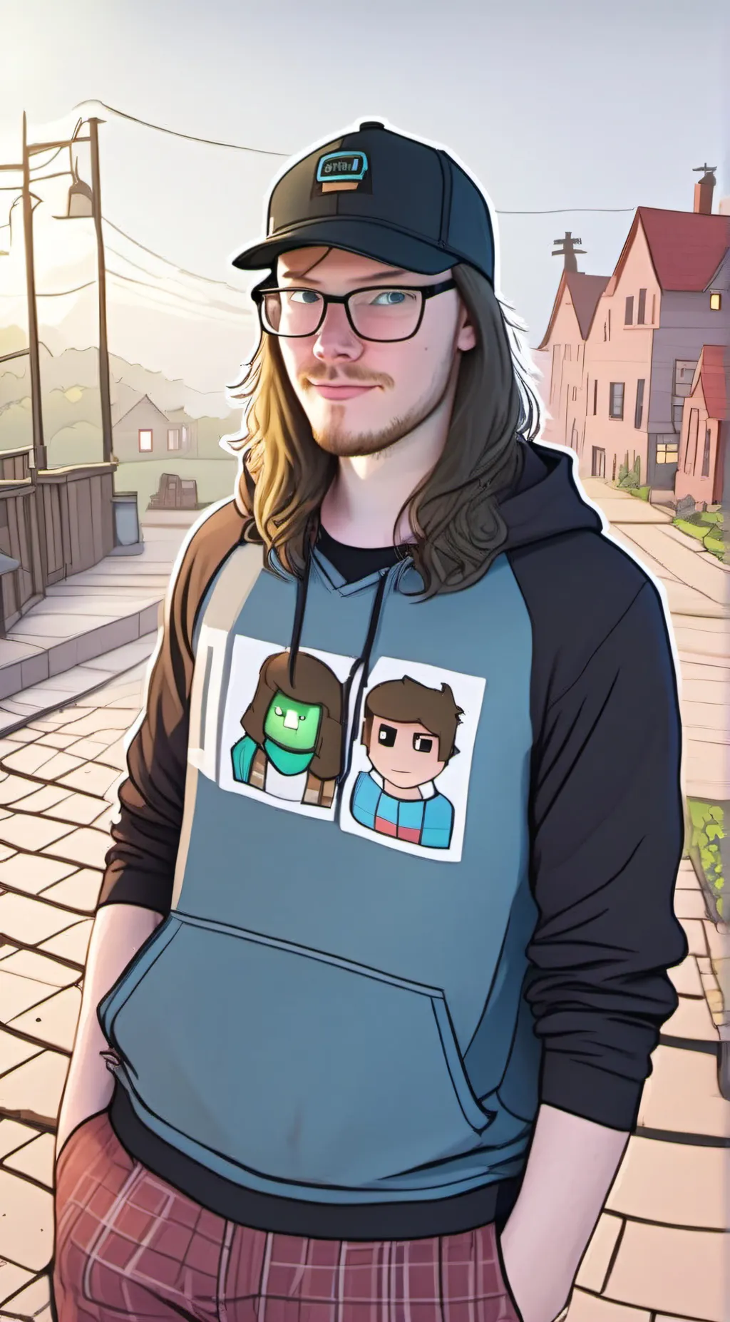 ai character: badboyhalo background