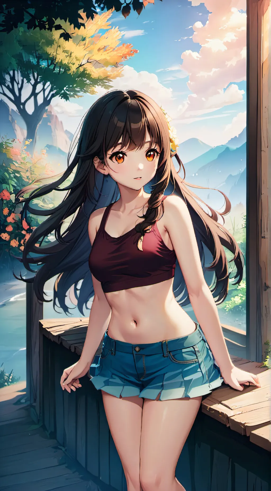 ai character: marinette background