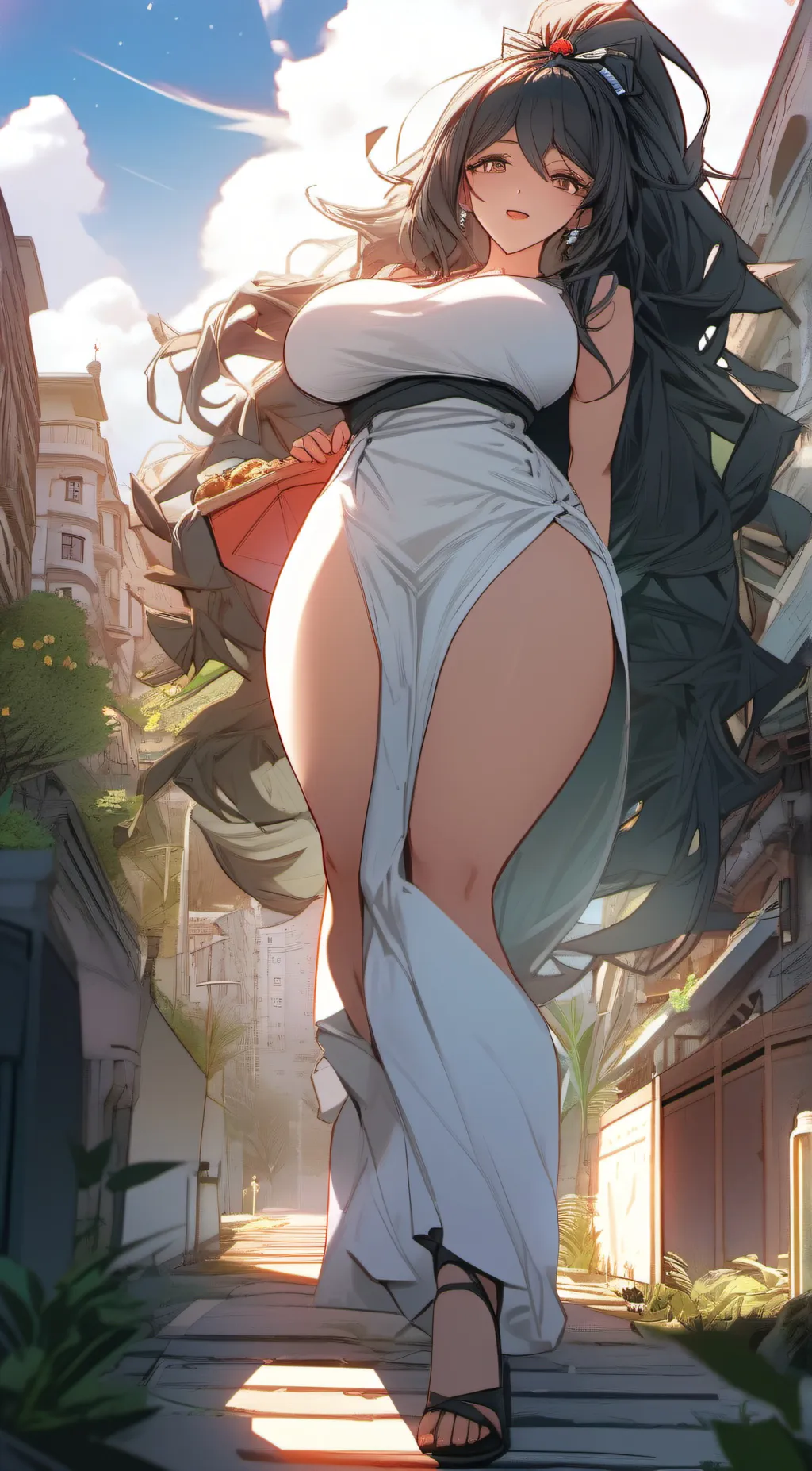 ai character: Giantess background