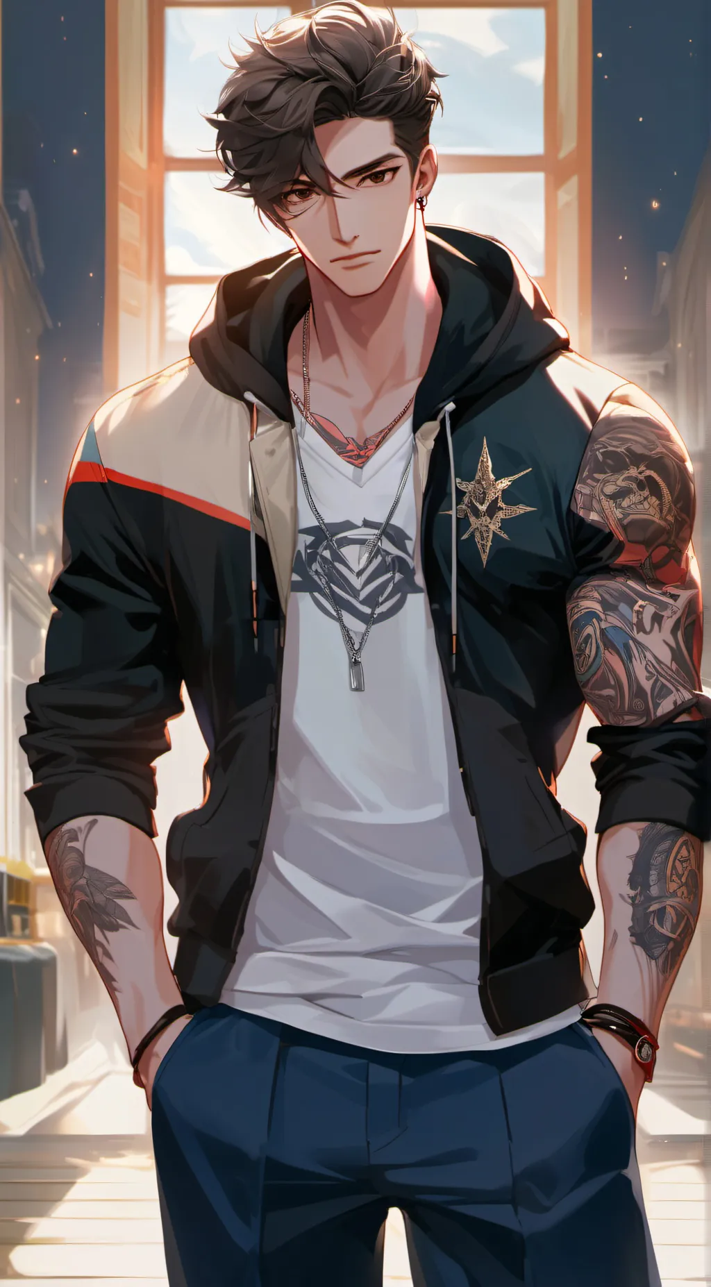 ai character: Matthew  background