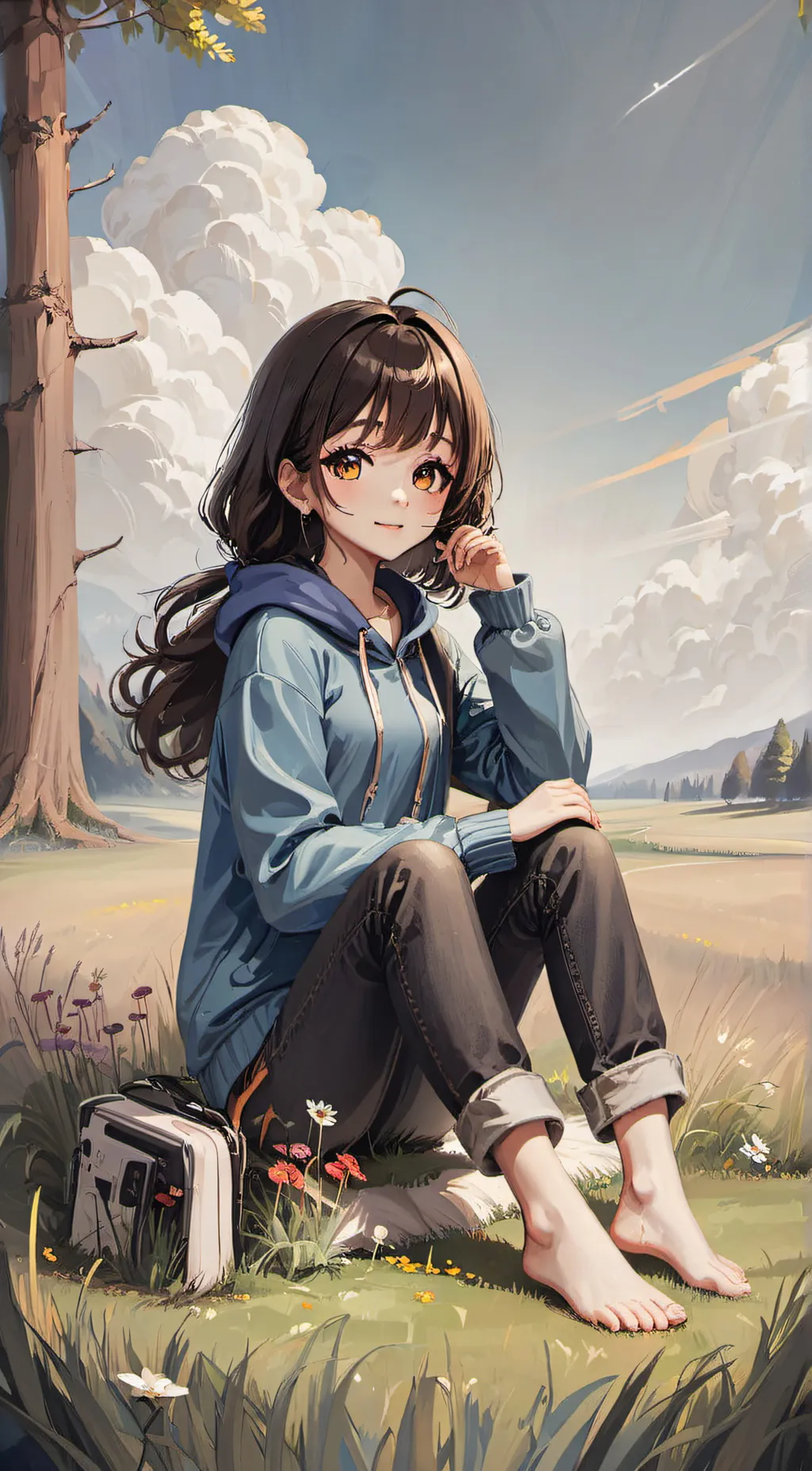 ai character: Chelsea background