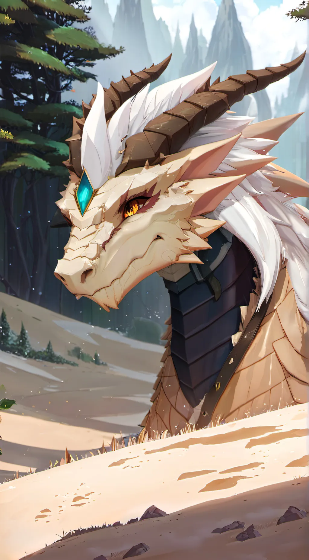 ai character: qibli background