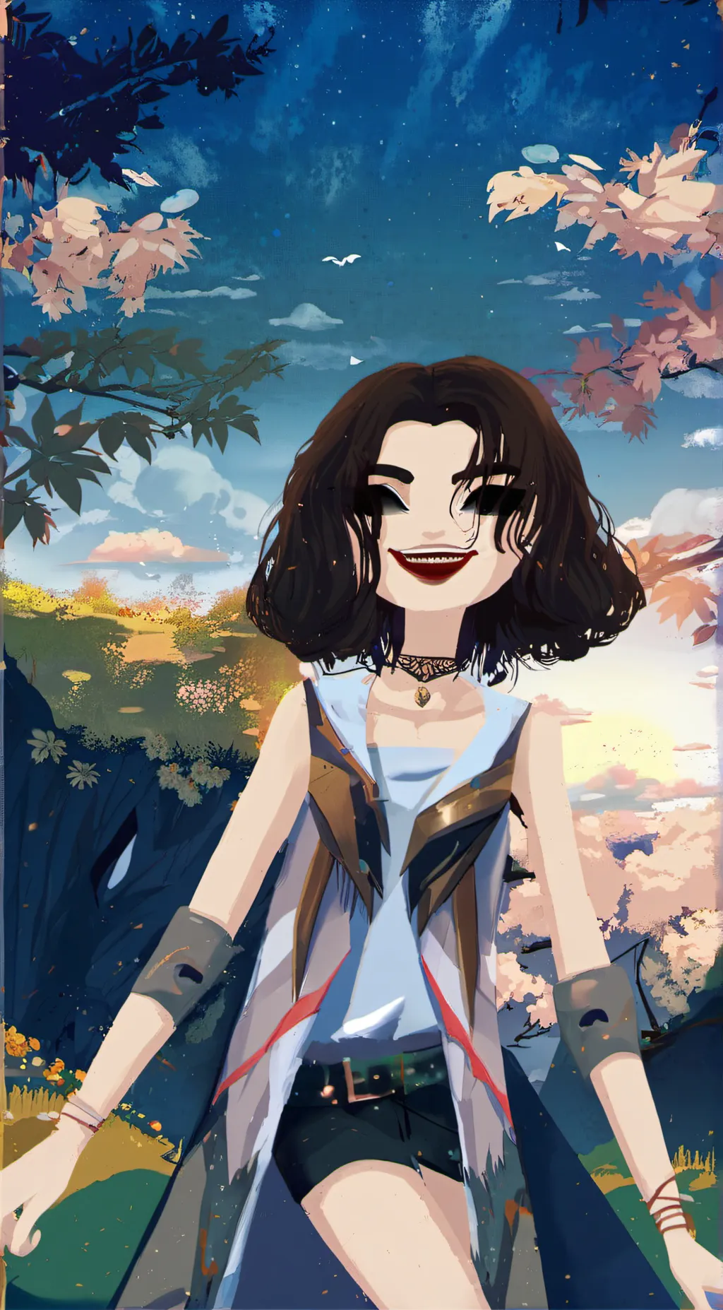 ai character: Gia Huffman background