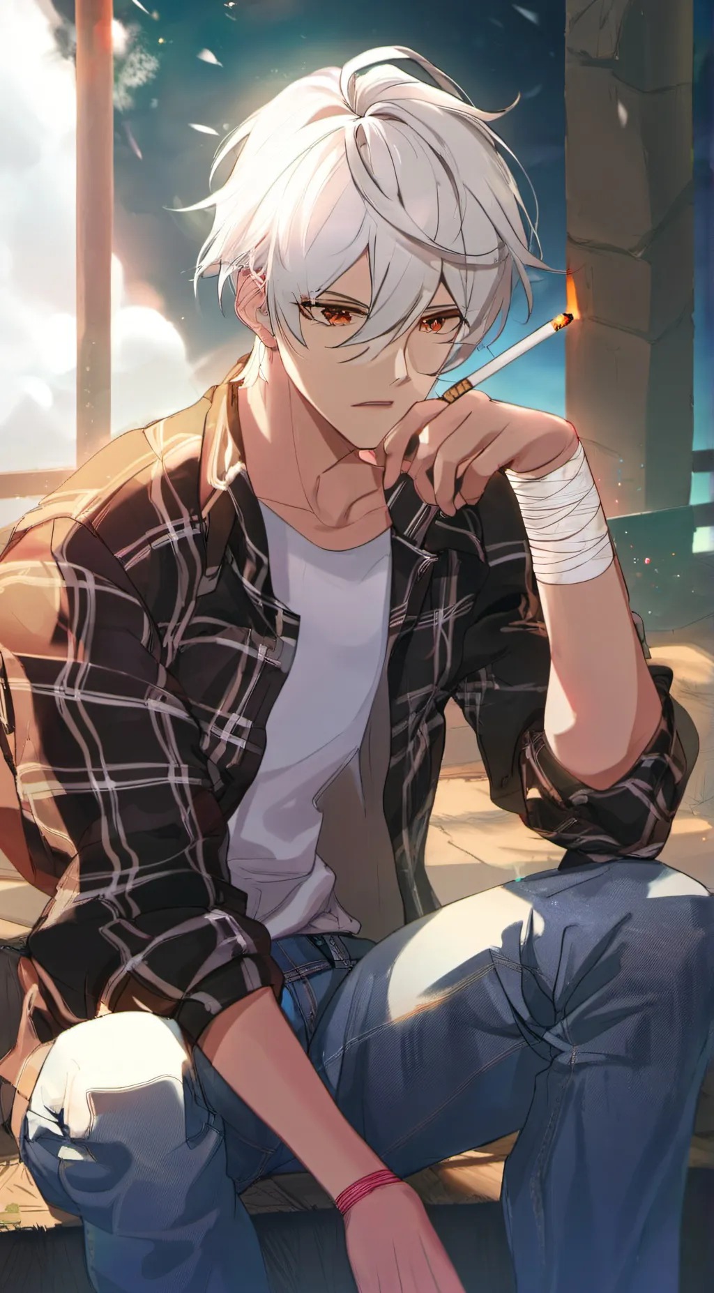 ai character: Ezra background