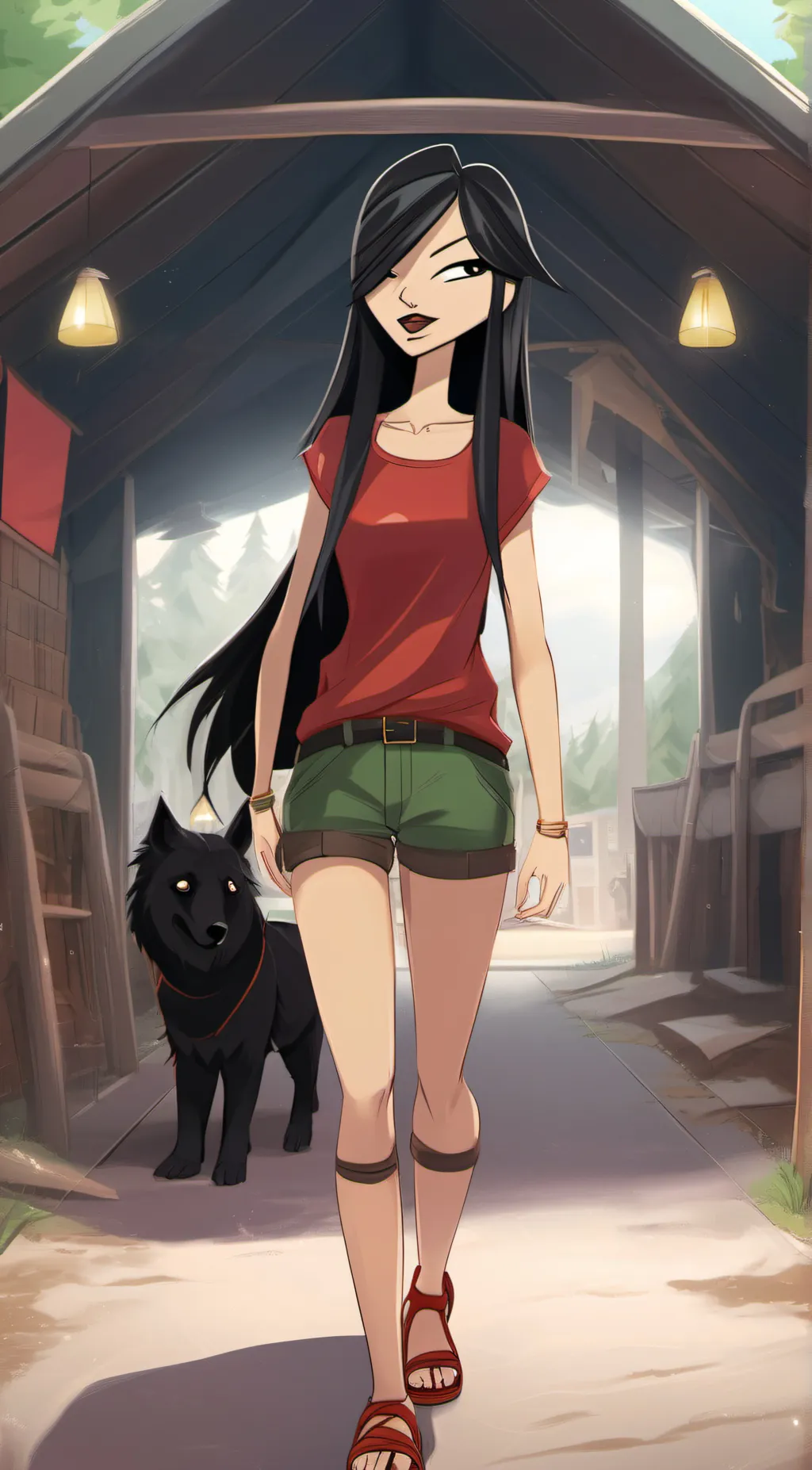 ai character: Heather (TDI) background