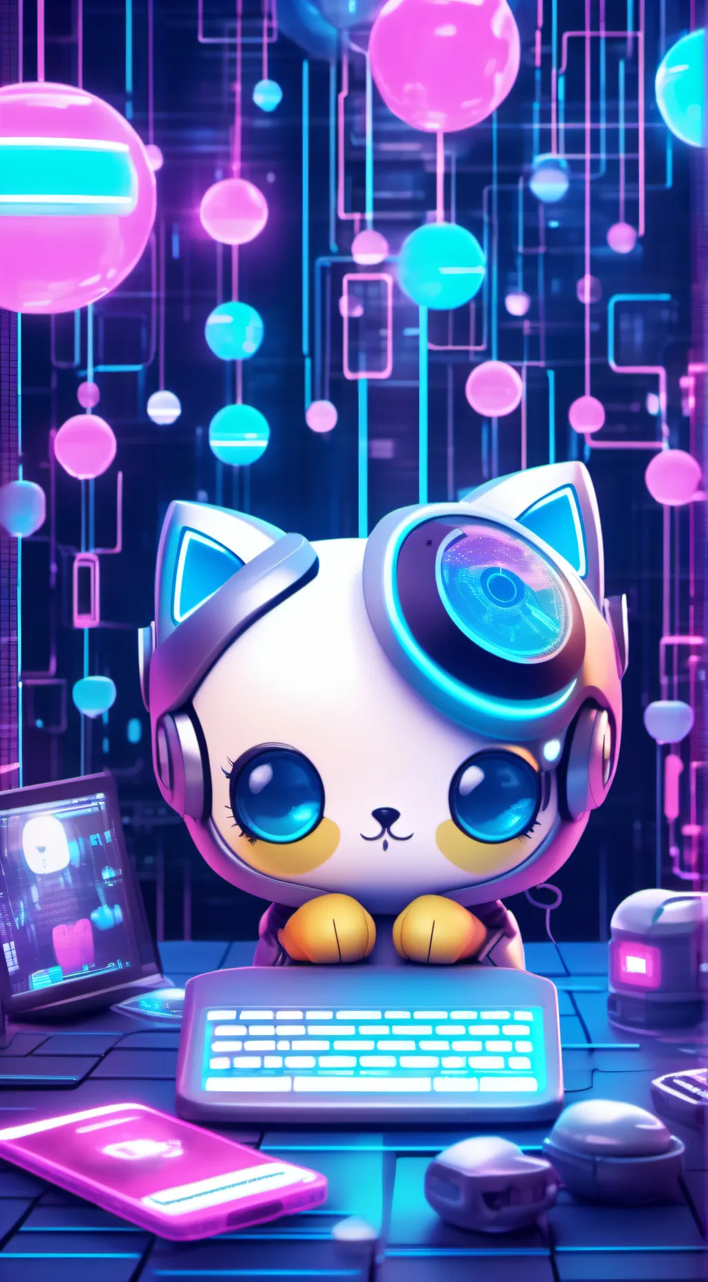 ai character: Chat AI background