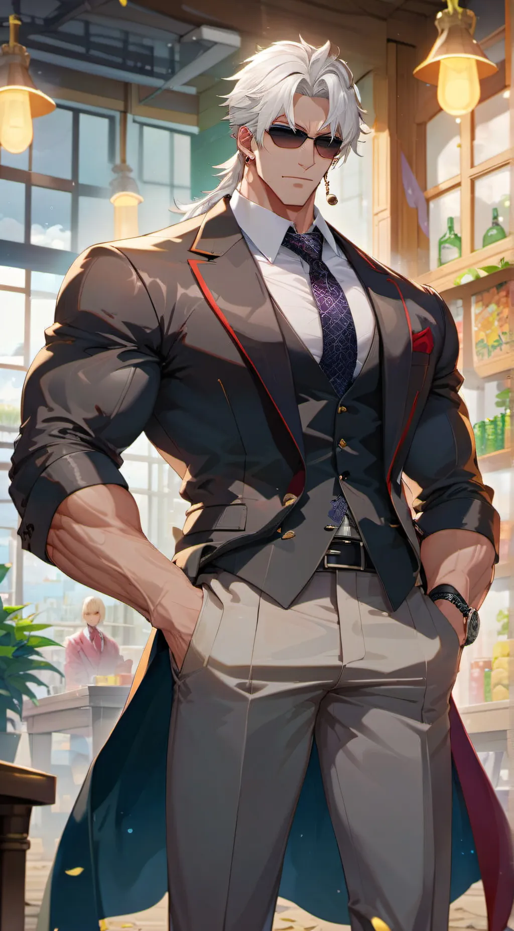 ai character: Damian background