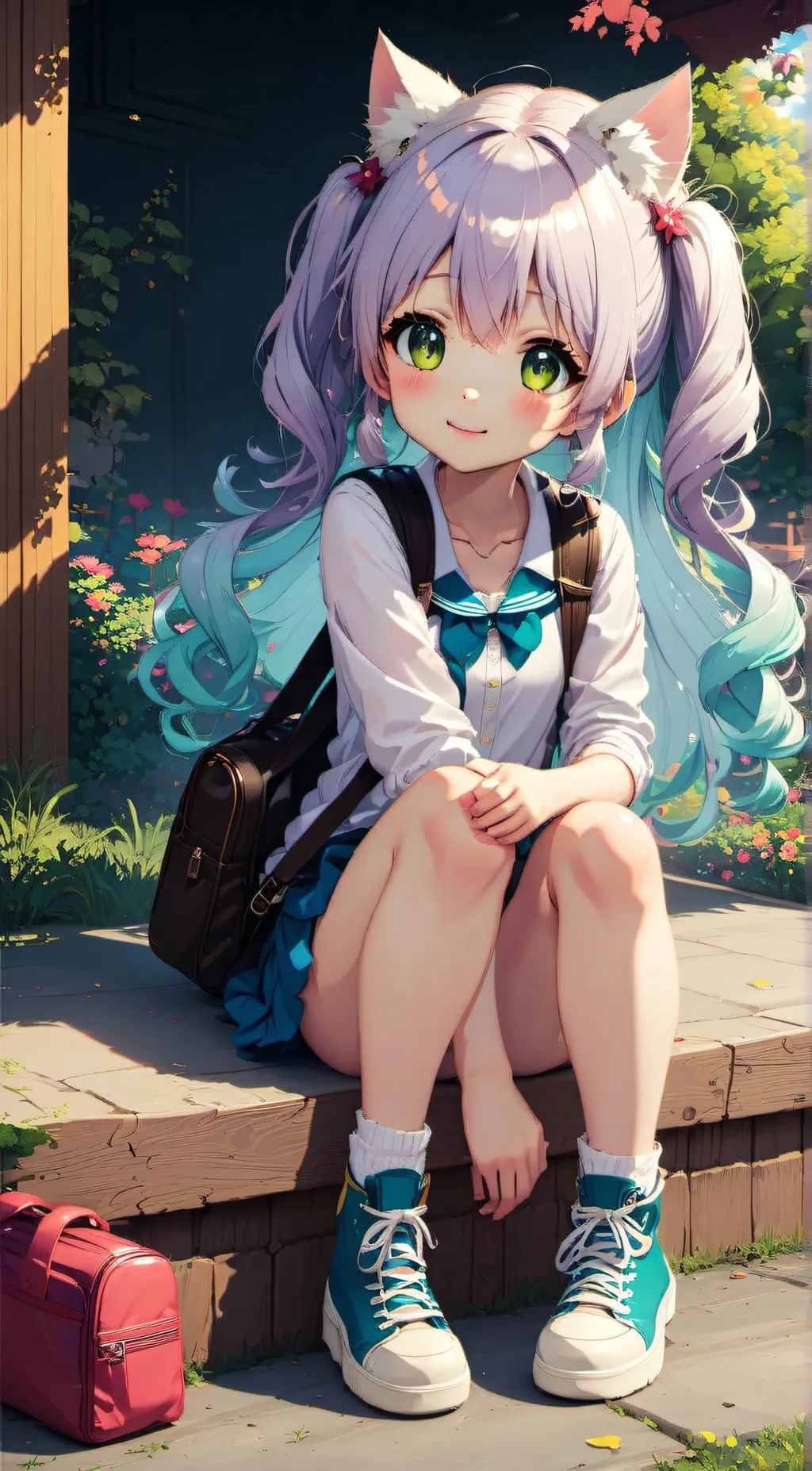 ai character: kat background