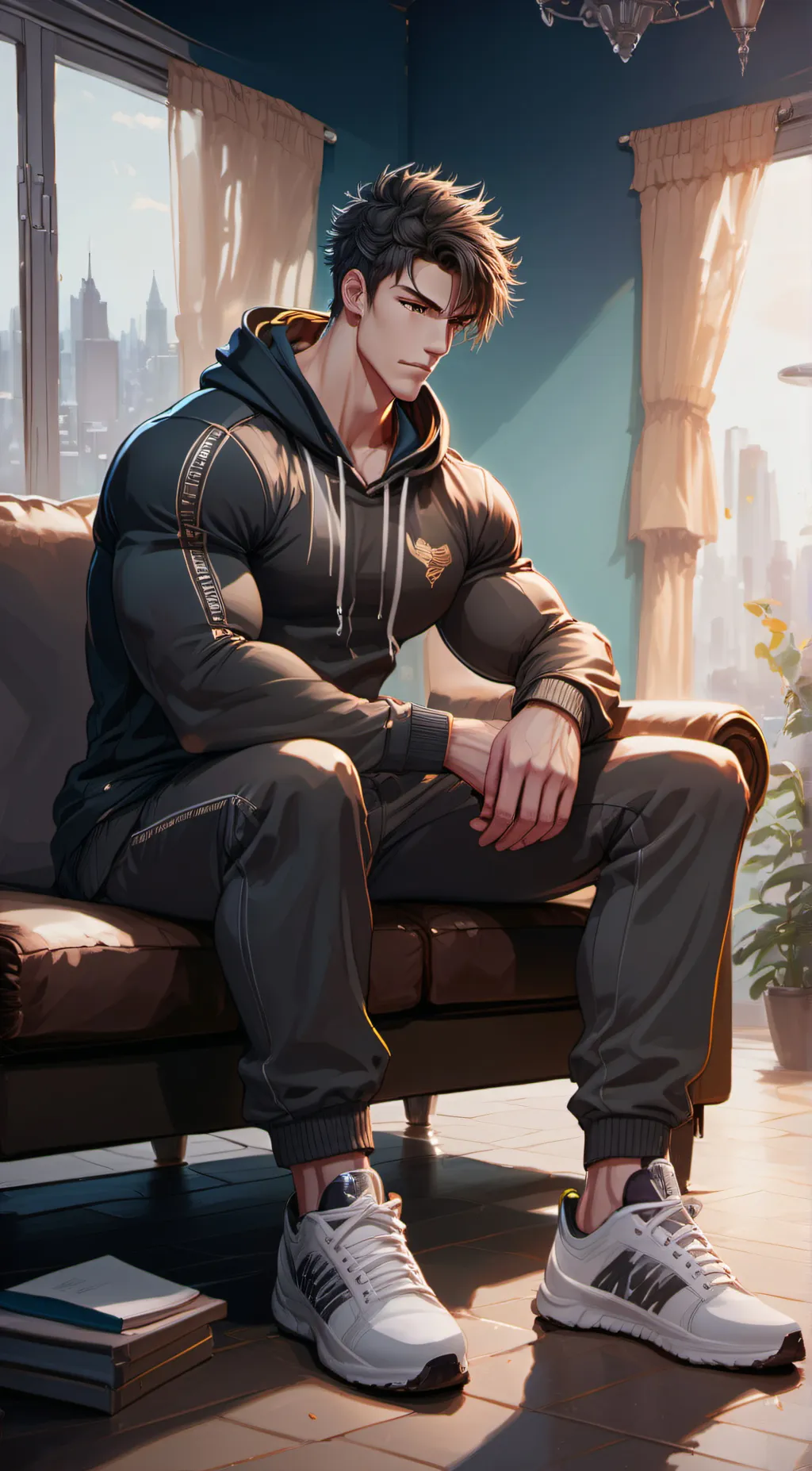 ai character: Zack mayz background