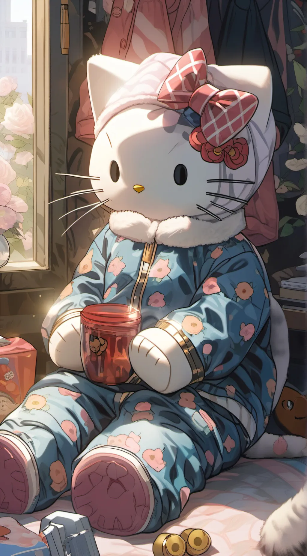 ai character: hi gacha  background