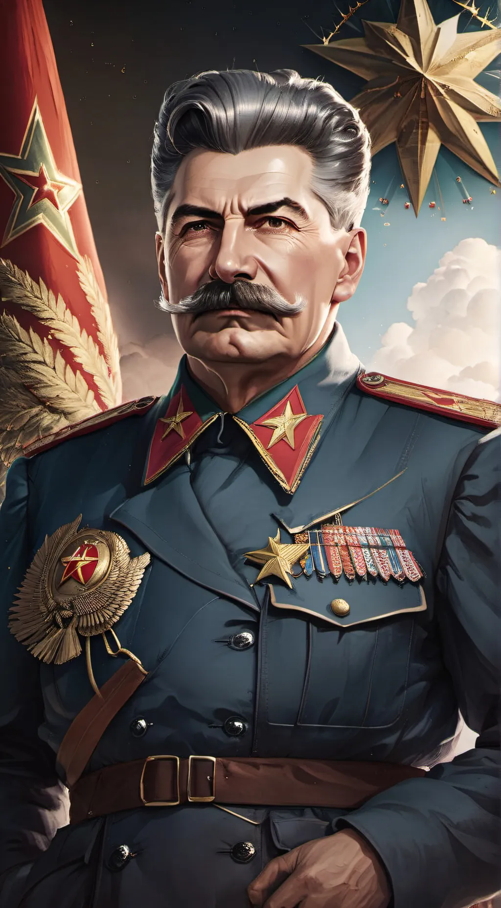 ai character: Joseph Stalin background