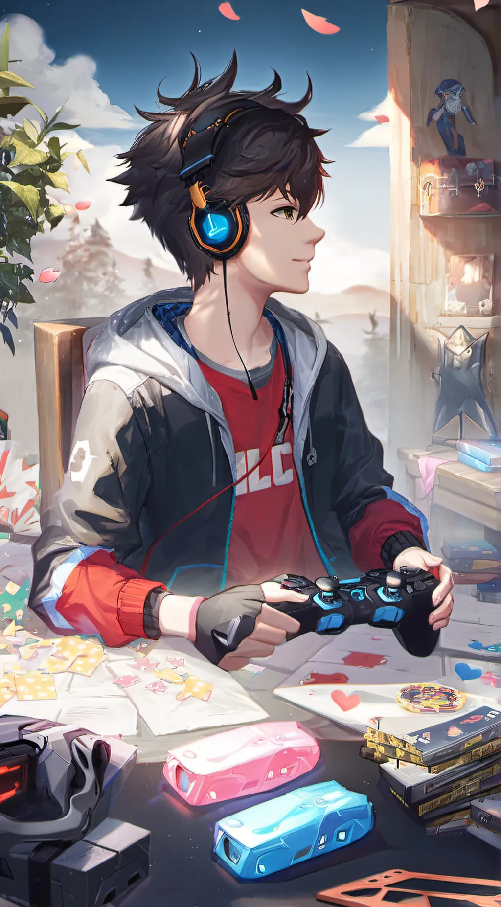 ai character: nathan  background