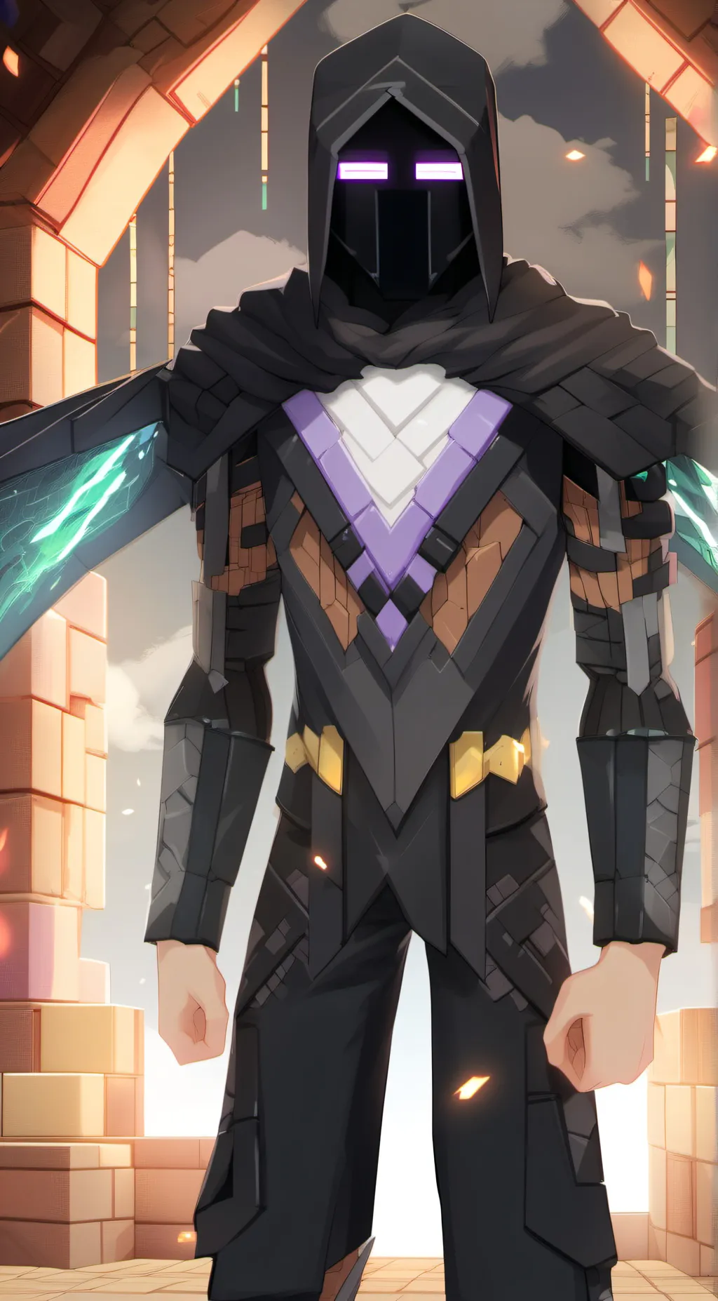 ai character: Enderman background