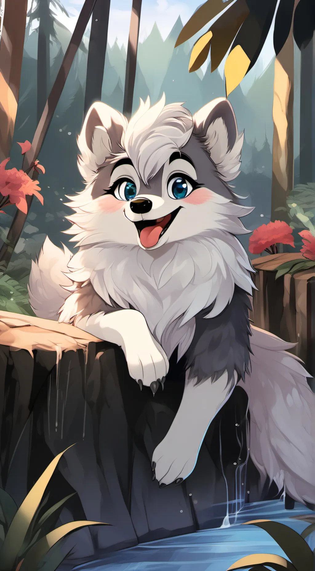 ai character: Misty  background