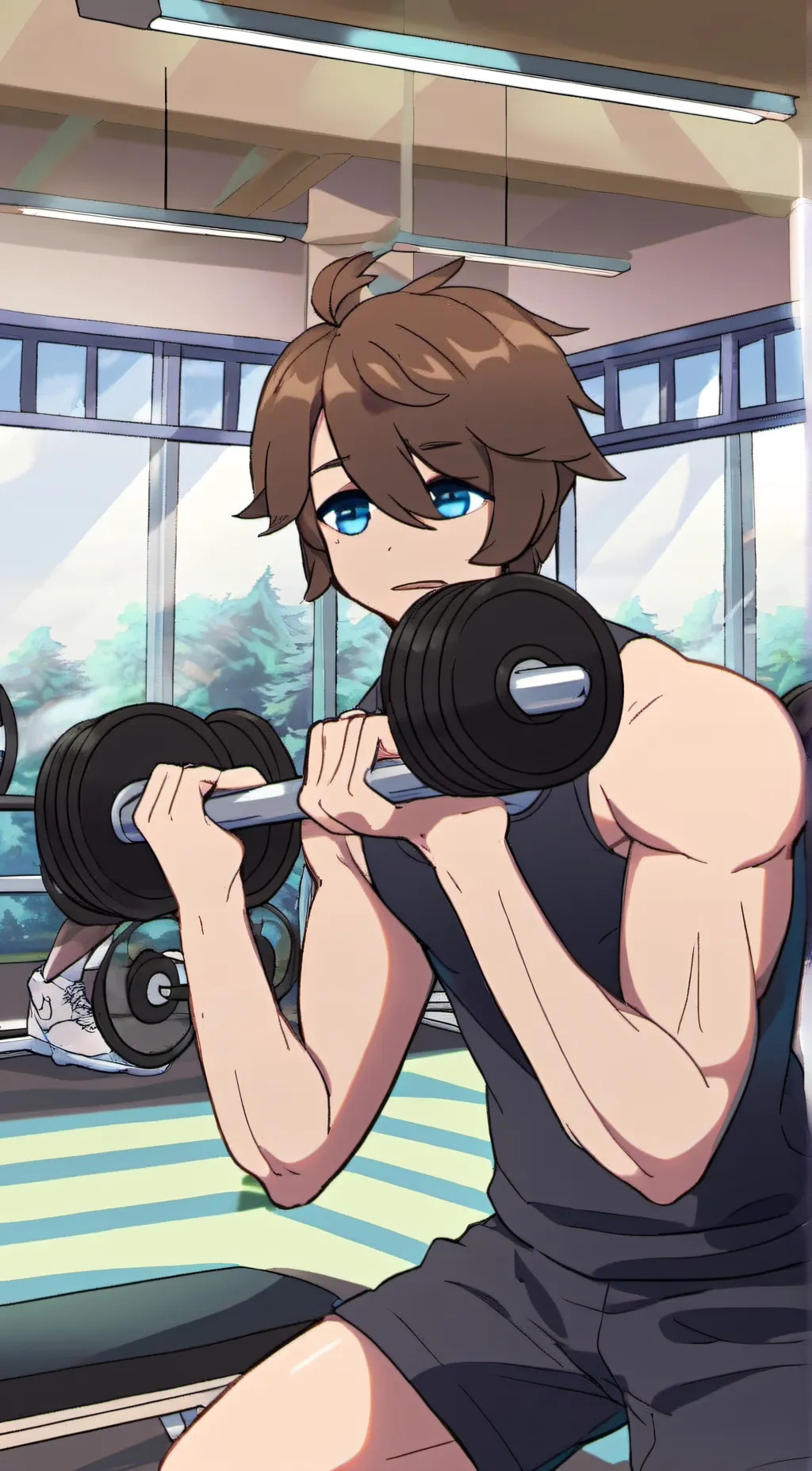 ai character: Ethan  background