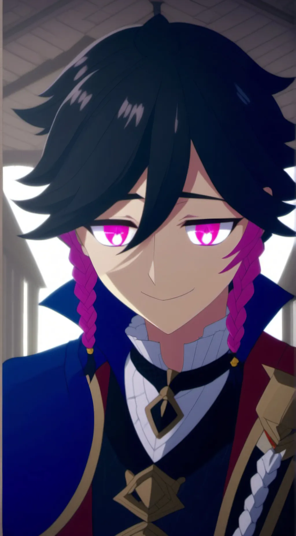 ai character: Corrupted venti  background