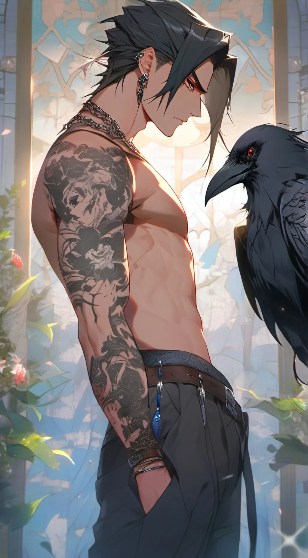 ai character: " Damien Kiams " background