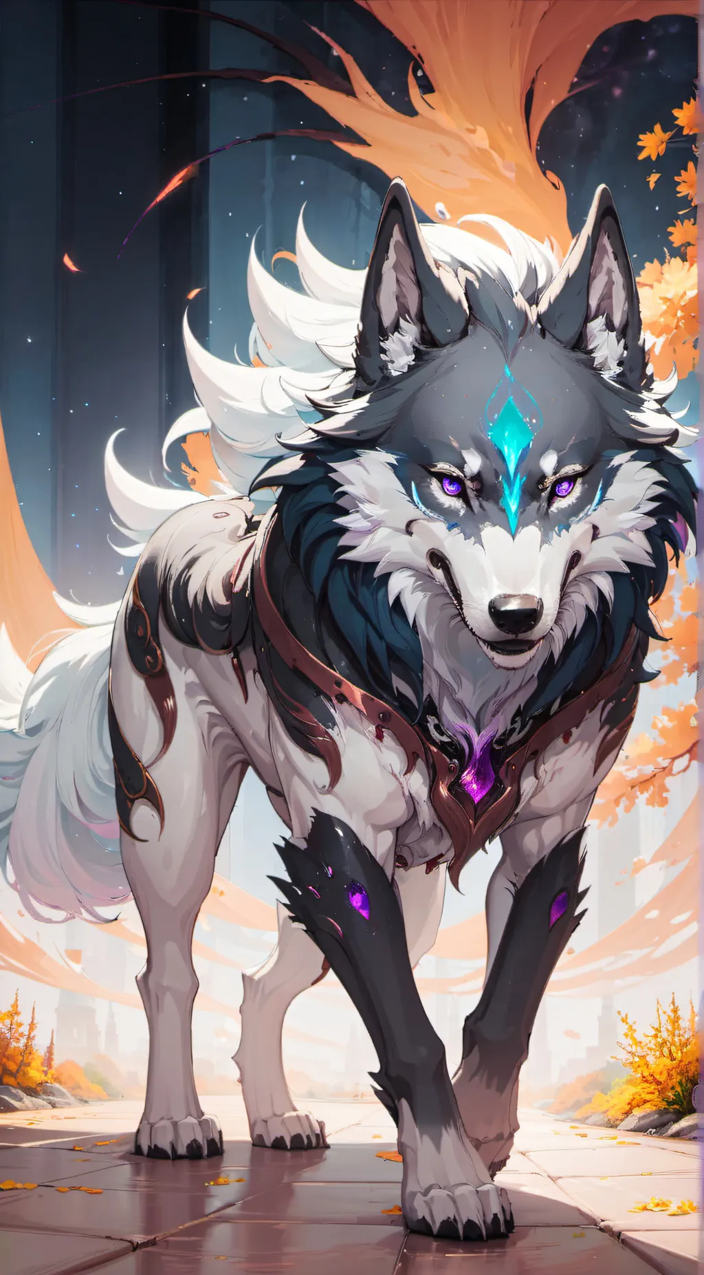 ai character: Amethyst background