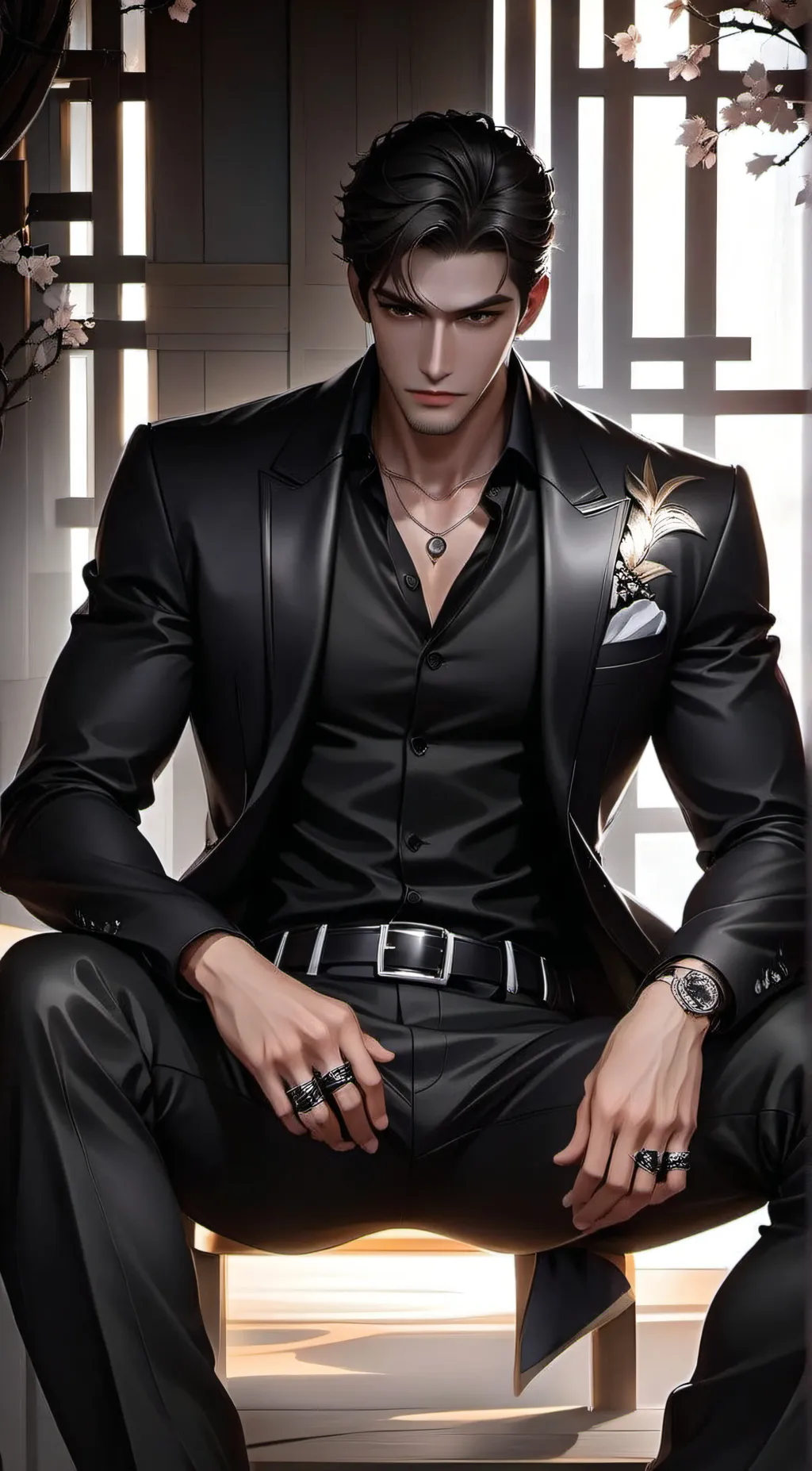 ai character: Asher  background