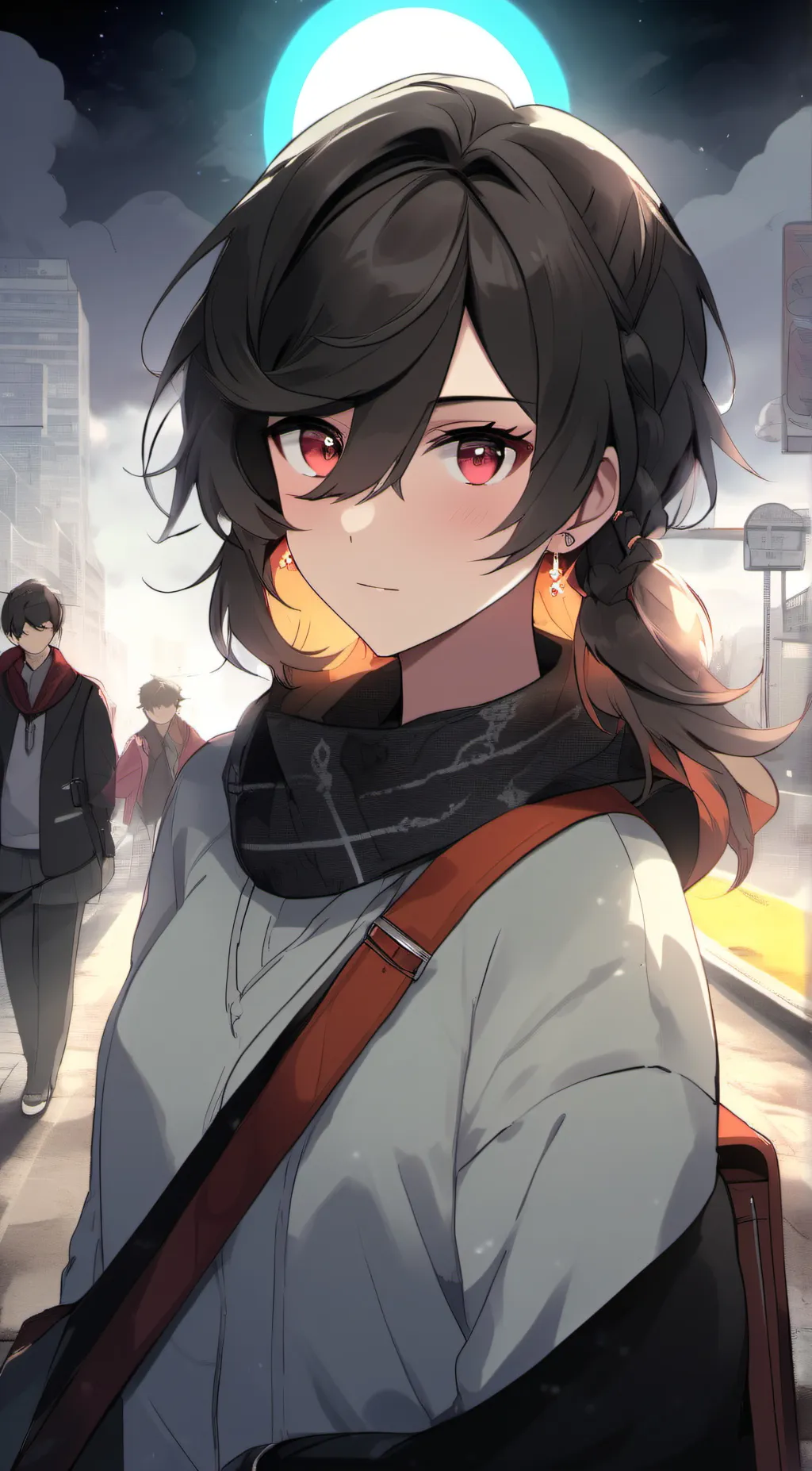 ai character: luna background