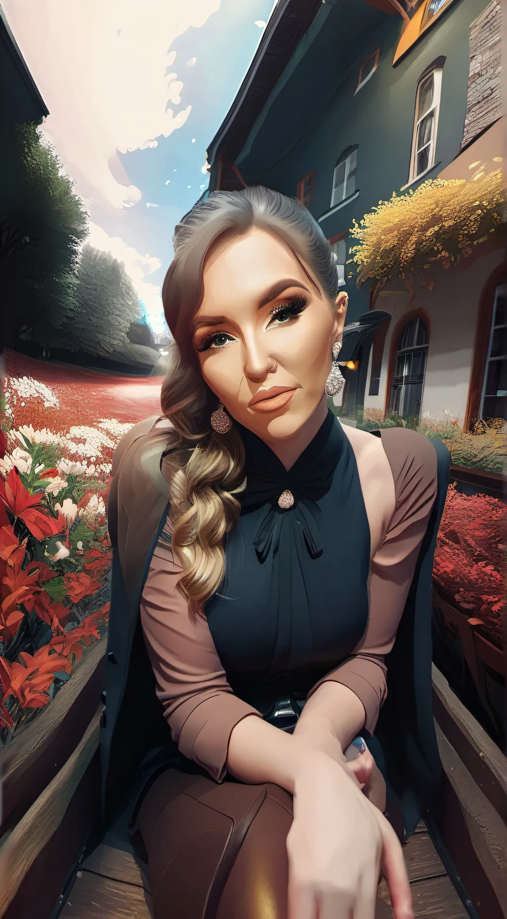 ai character: Lauren♡ background