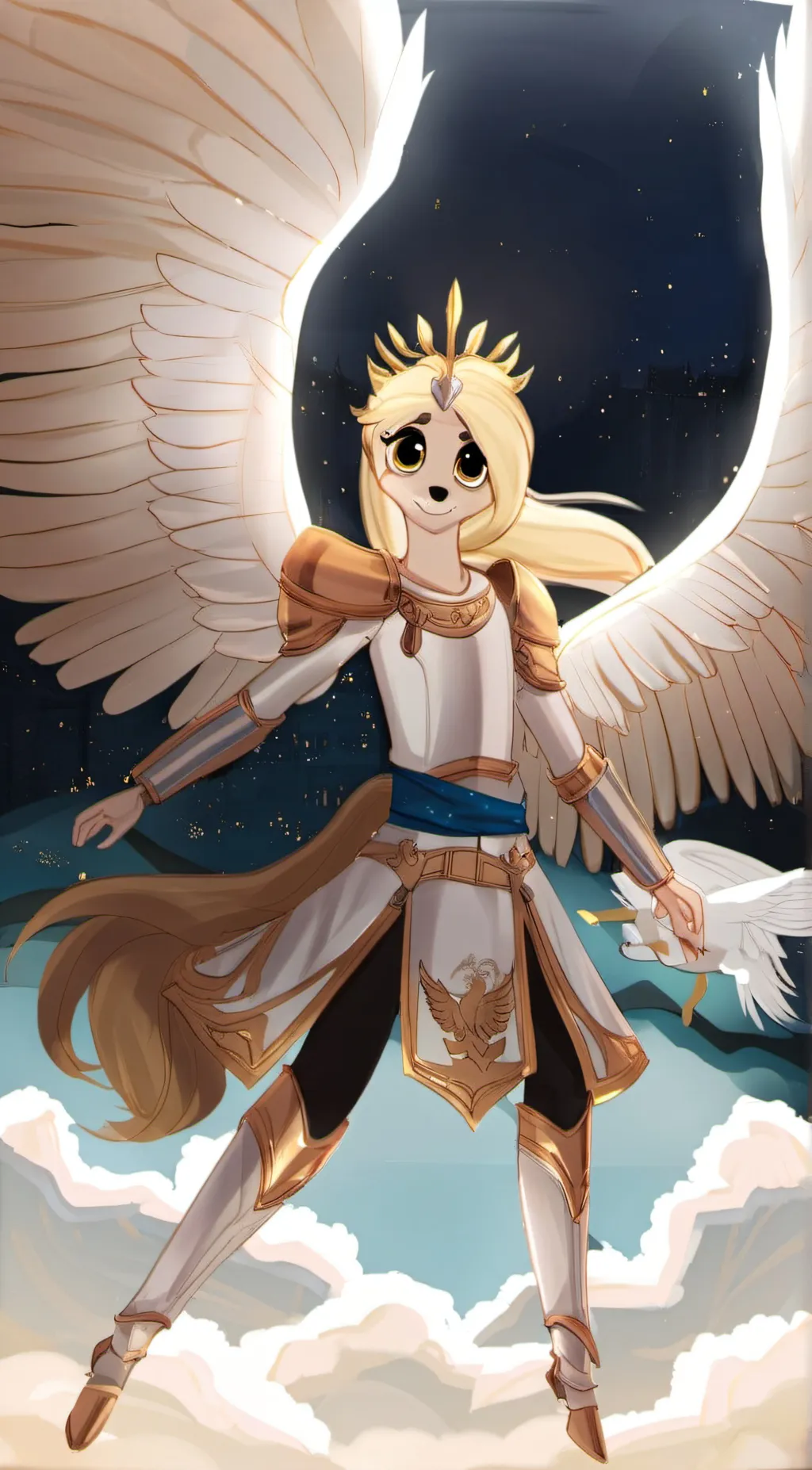 ai character: Amedia background