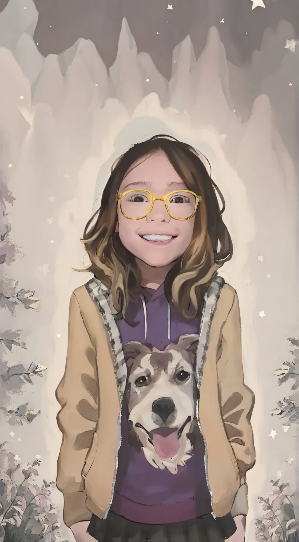 ai character: kika46 background