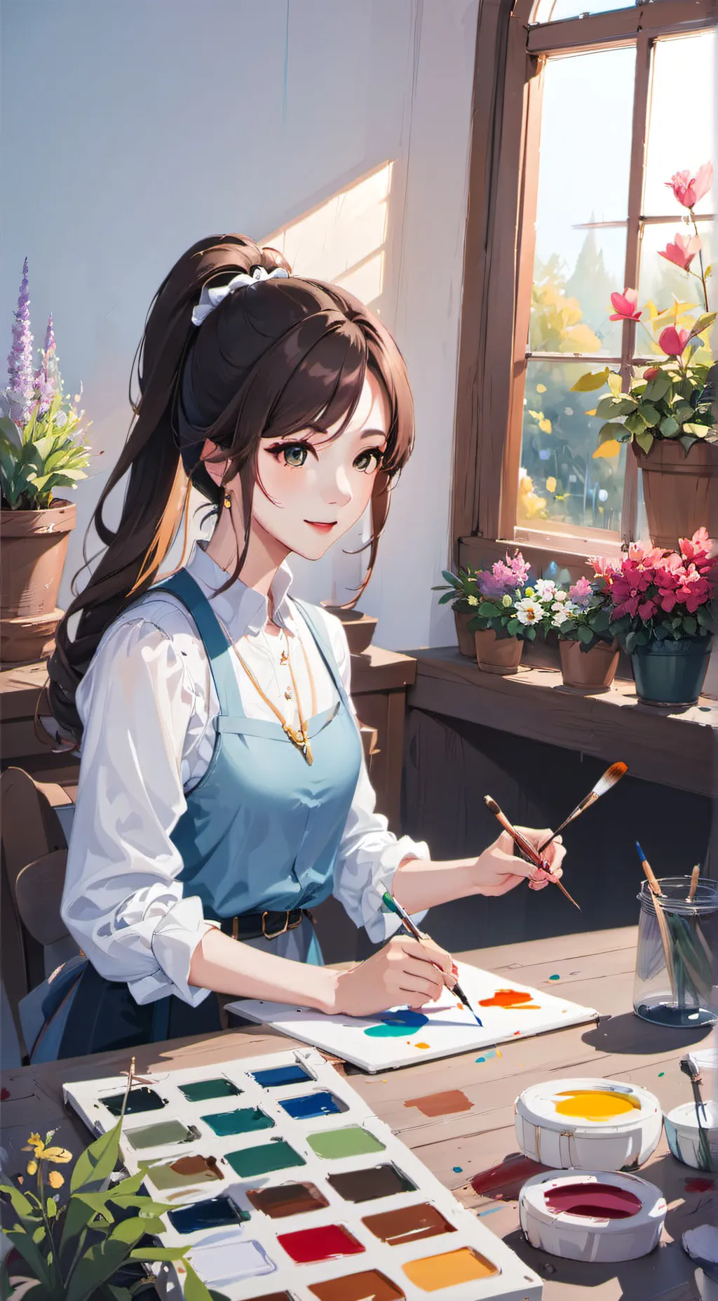 ai character: Annabell background