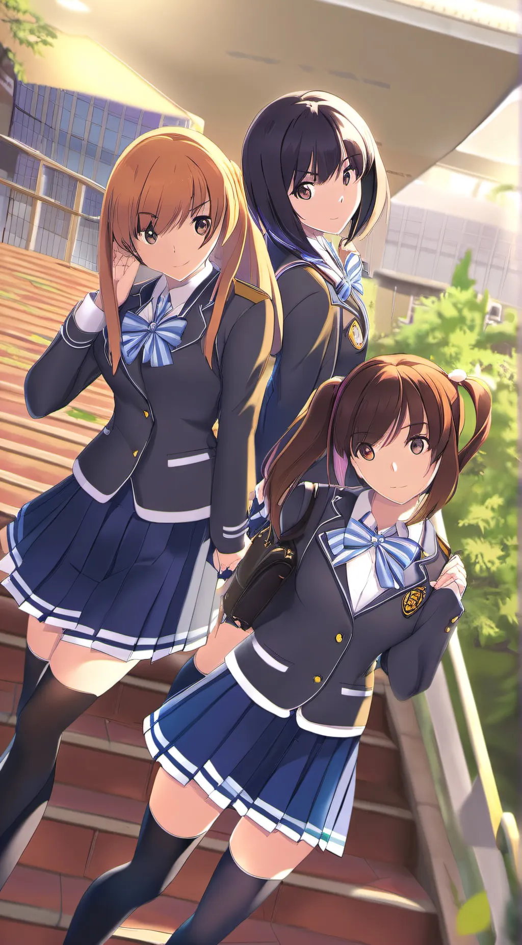 ai character: Bri, Sarah & Sasha background