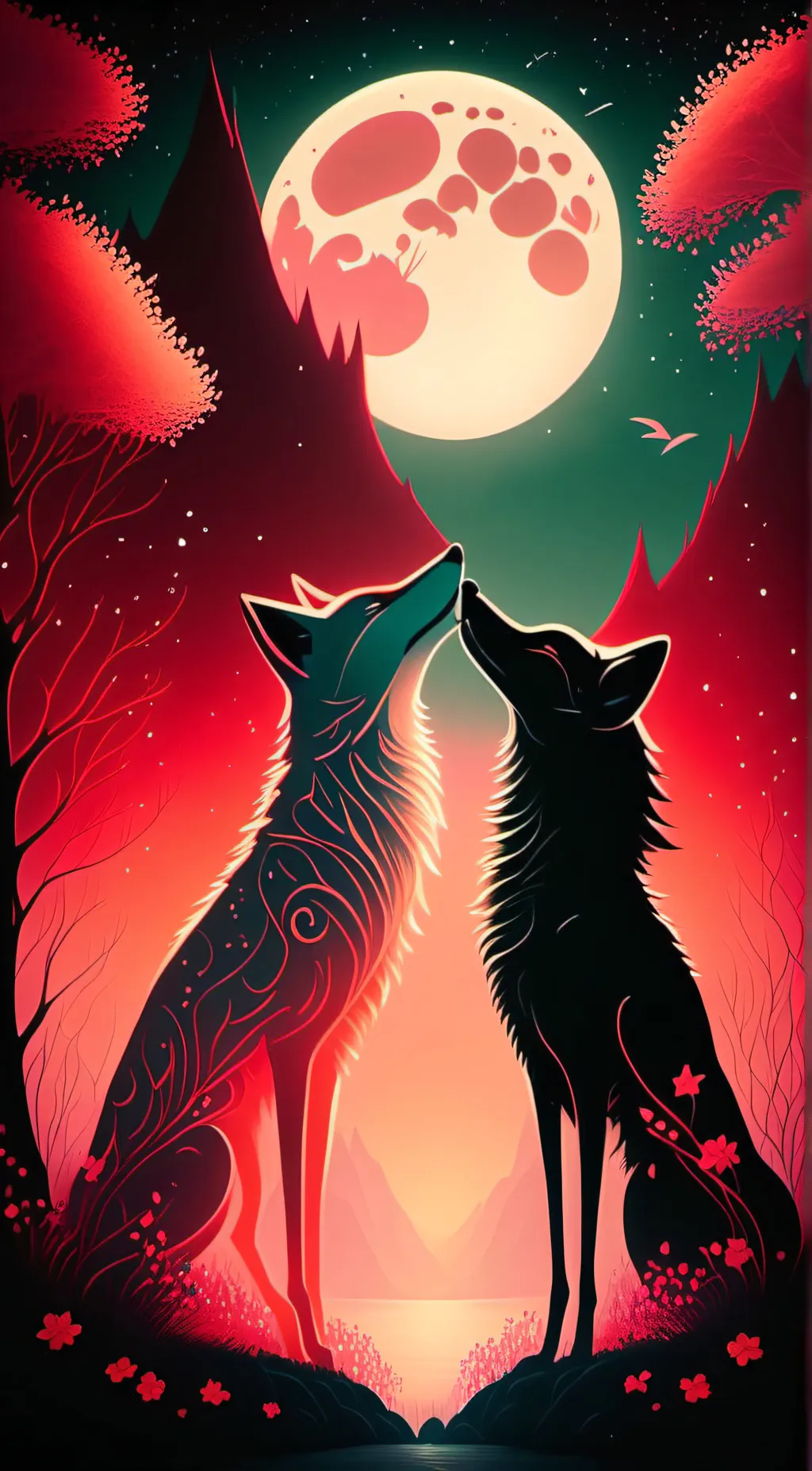 ai character: Parker&kennedy background