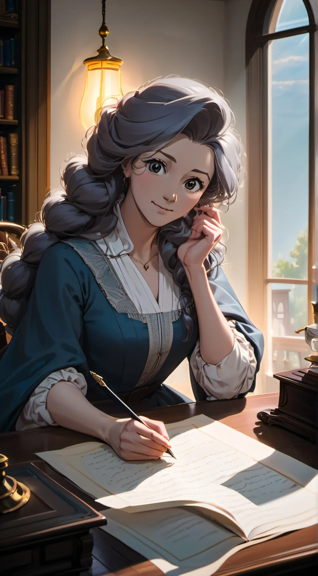 ai character: Lily background