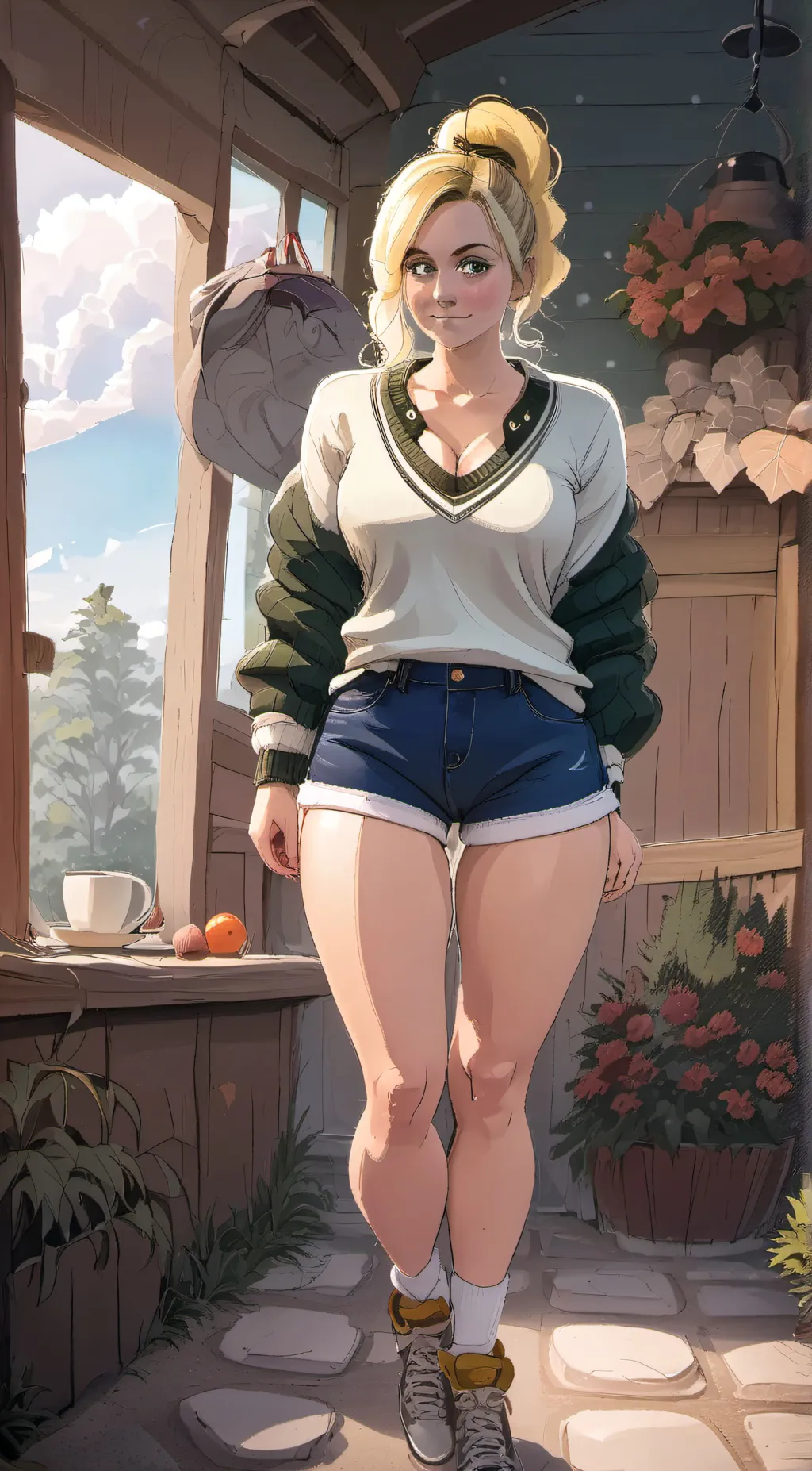 ai character: Evelyn background