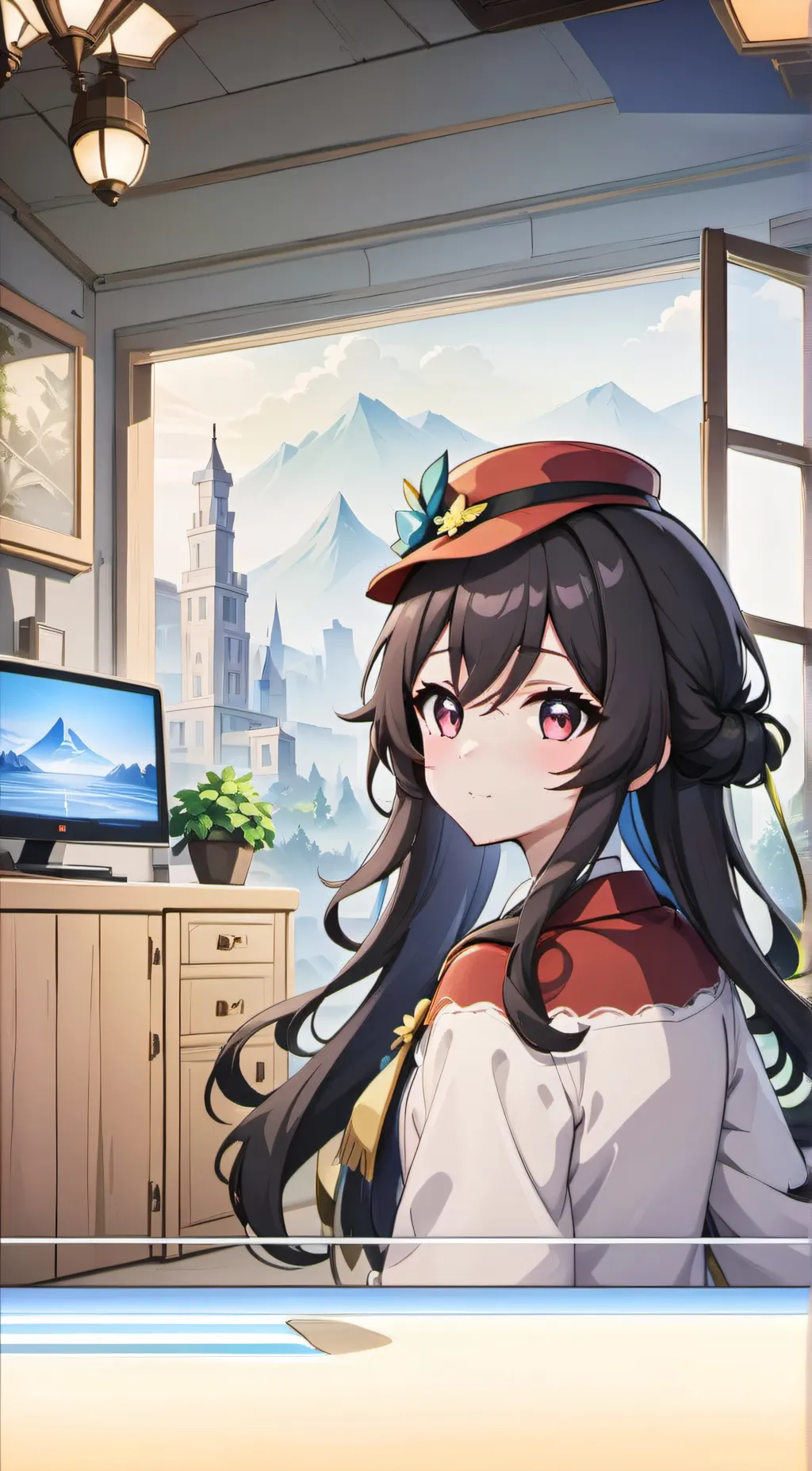 ai character: Ella background