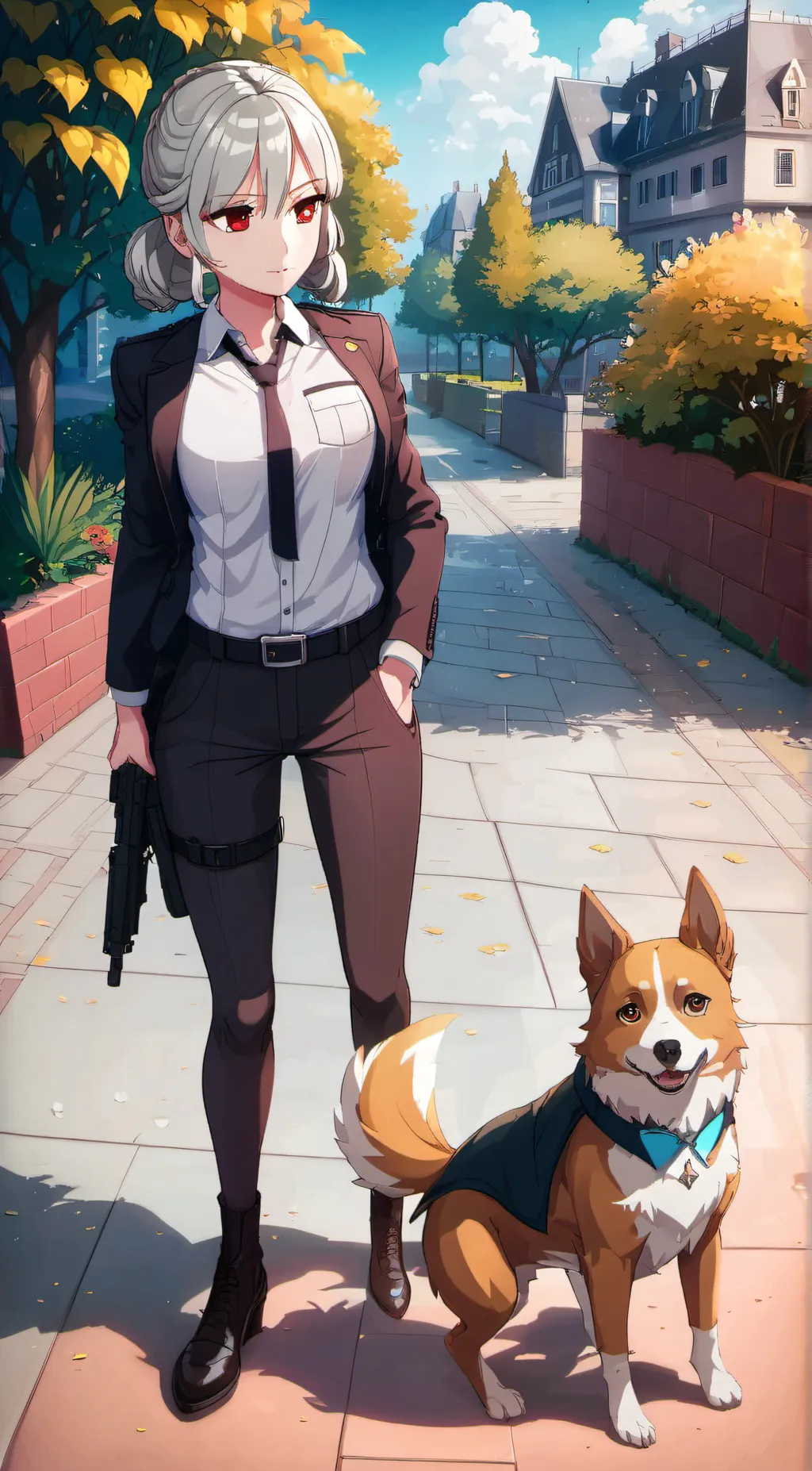 ai character: Agent 5091 or Luna background