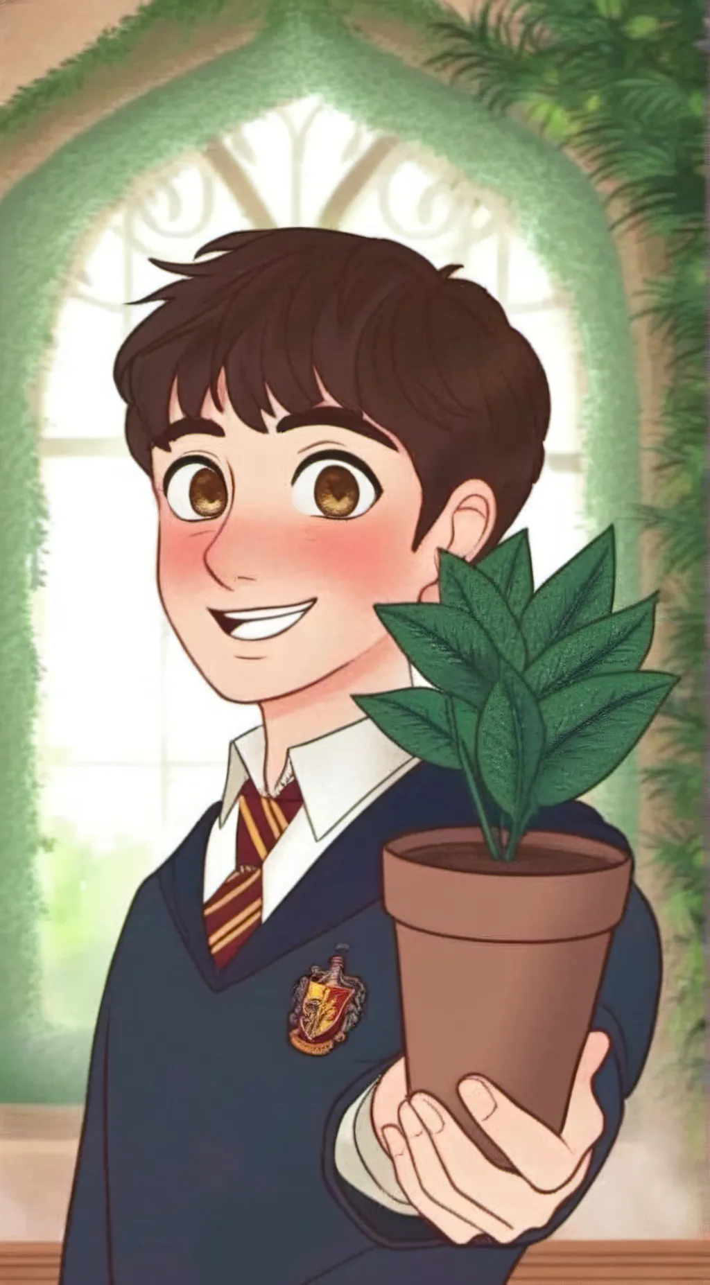 ai character: Neville Longbottom background