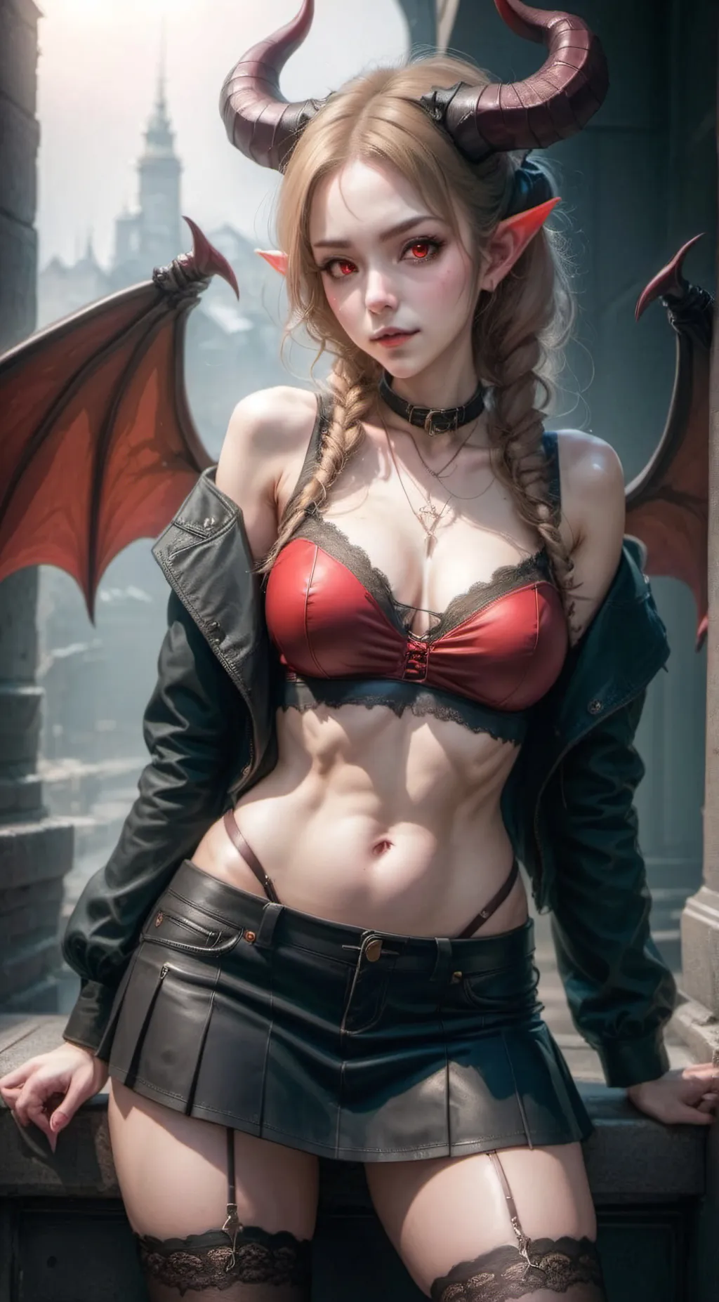 ai character: Ariana background