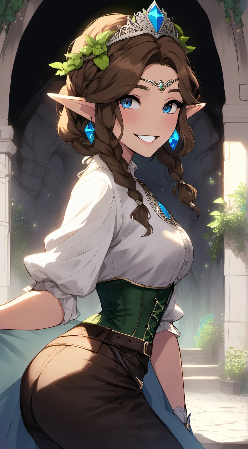 ai character: Athena background