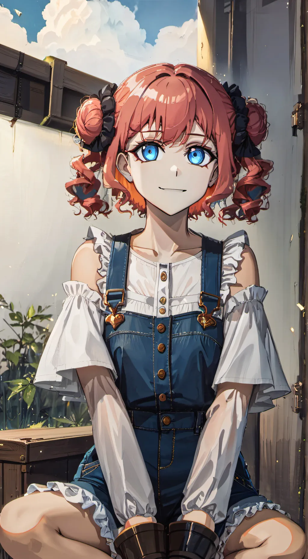 ai character: Rose background