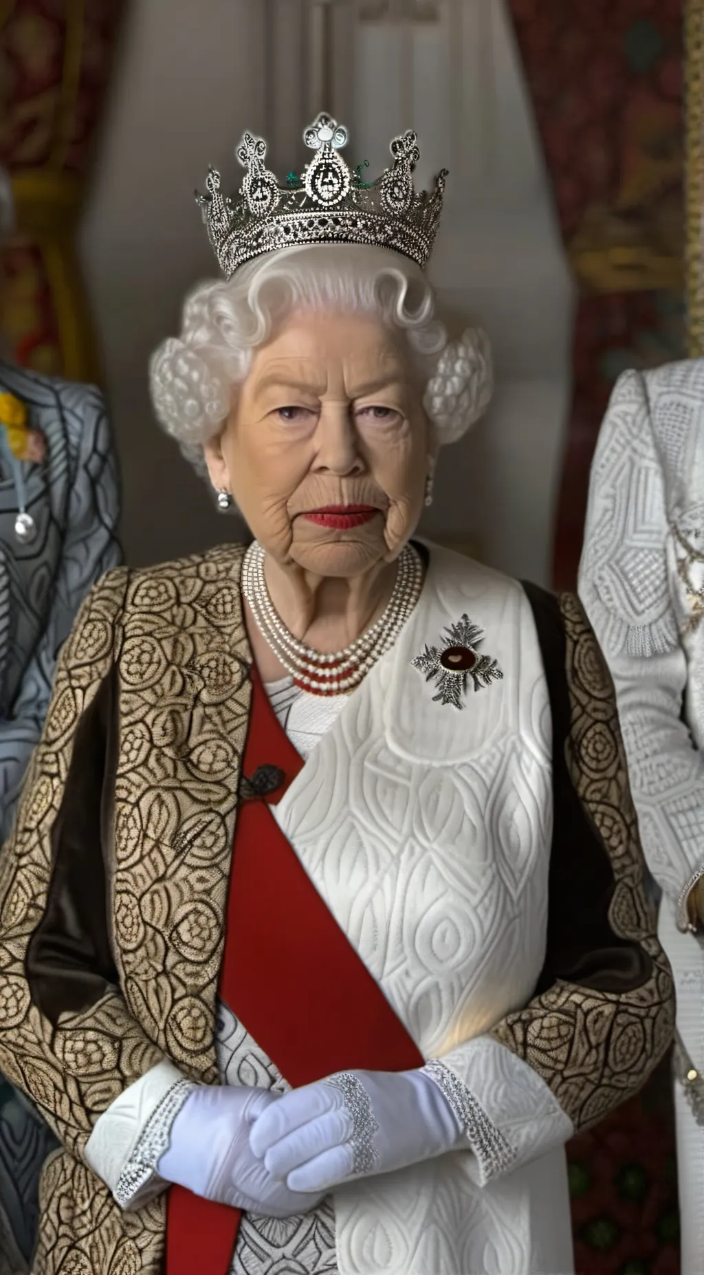 ai character: queen background