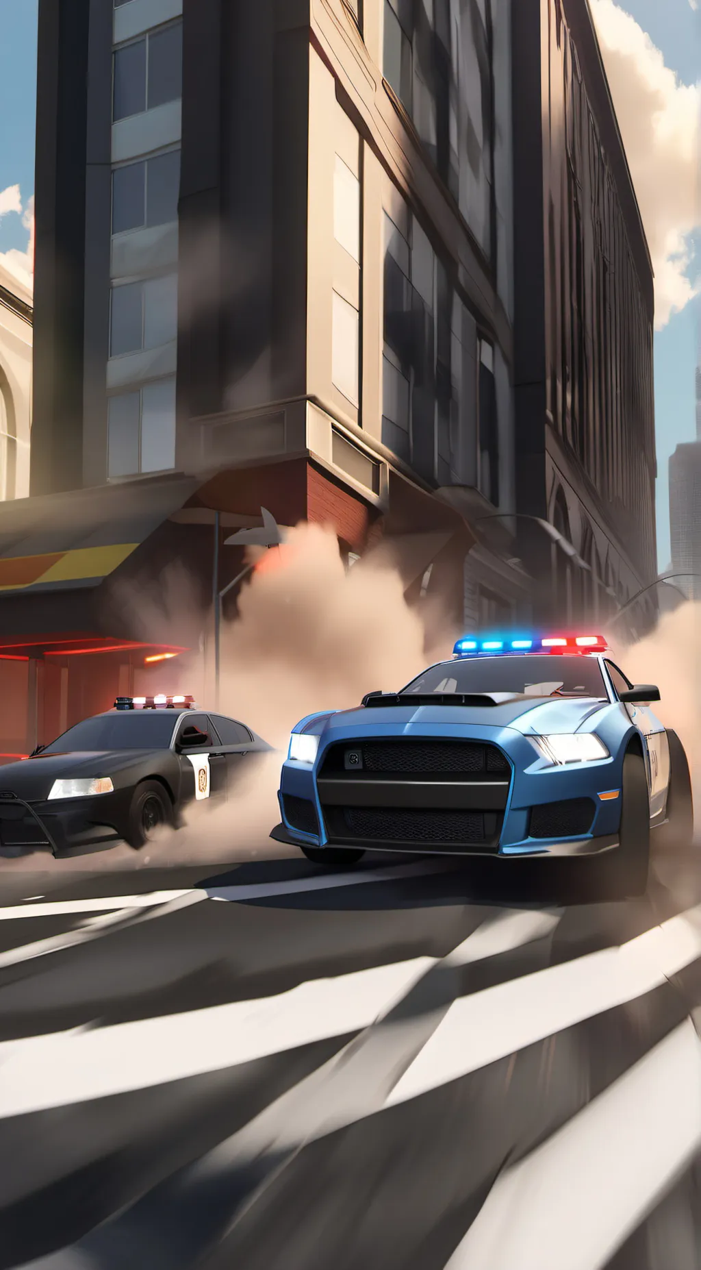 ai character: Extreme car background