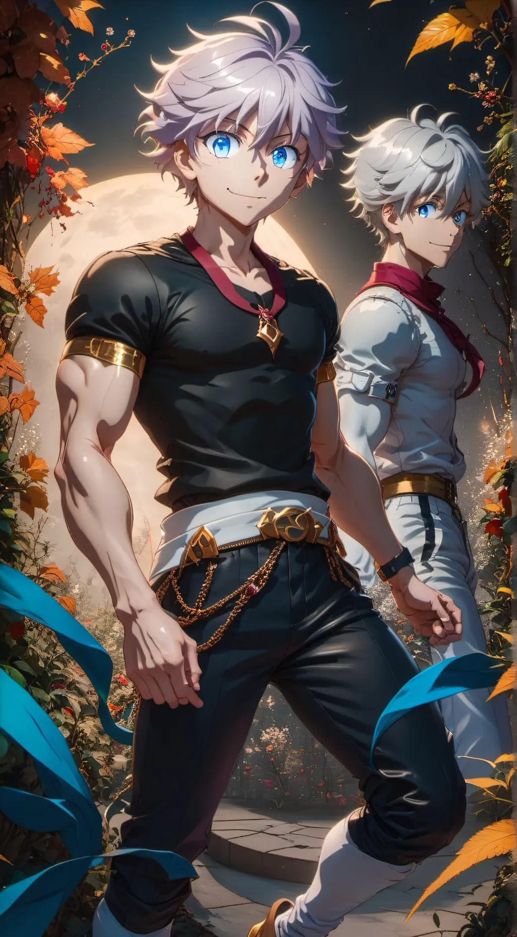 ai character: Leonardo background