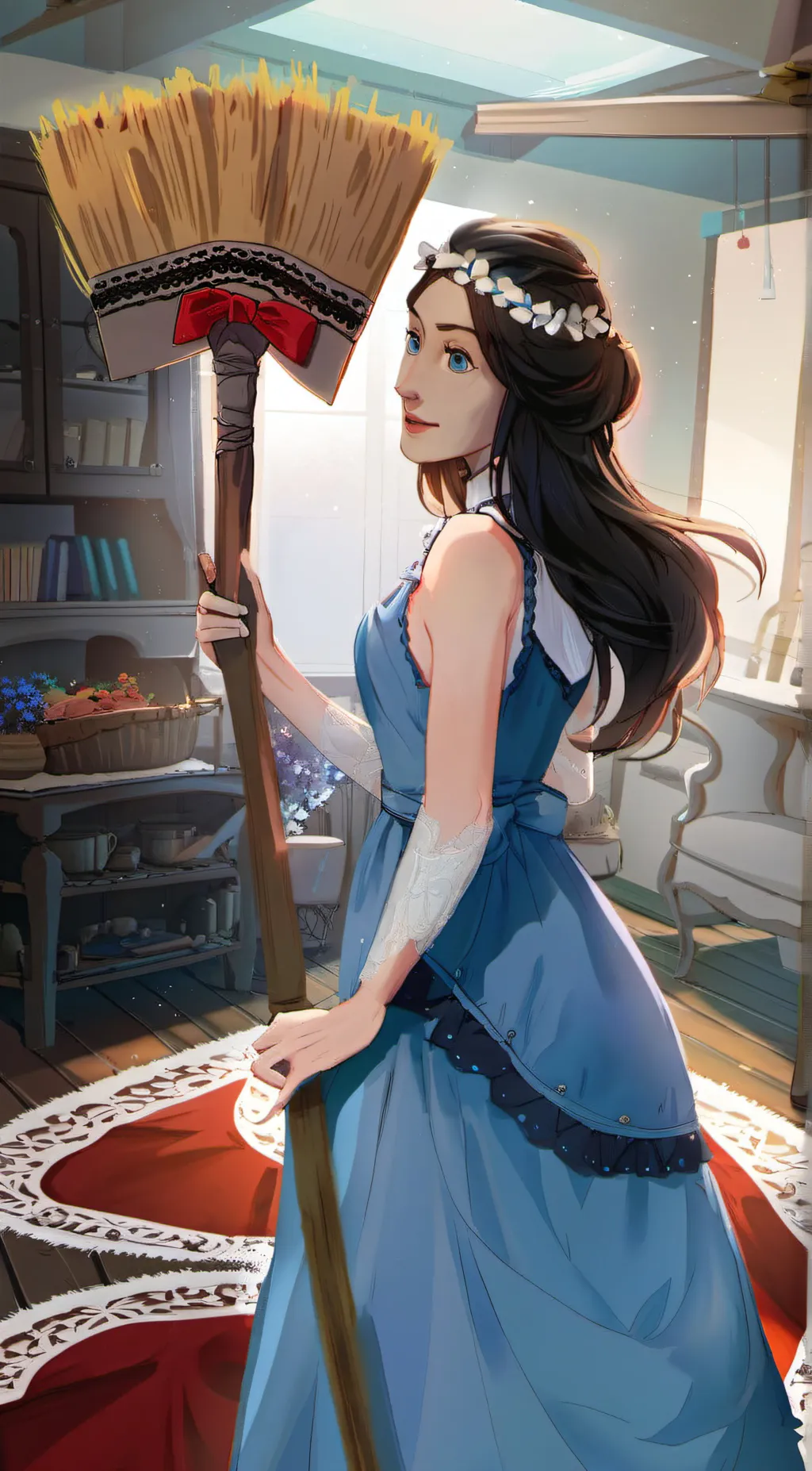 ai character: amira background