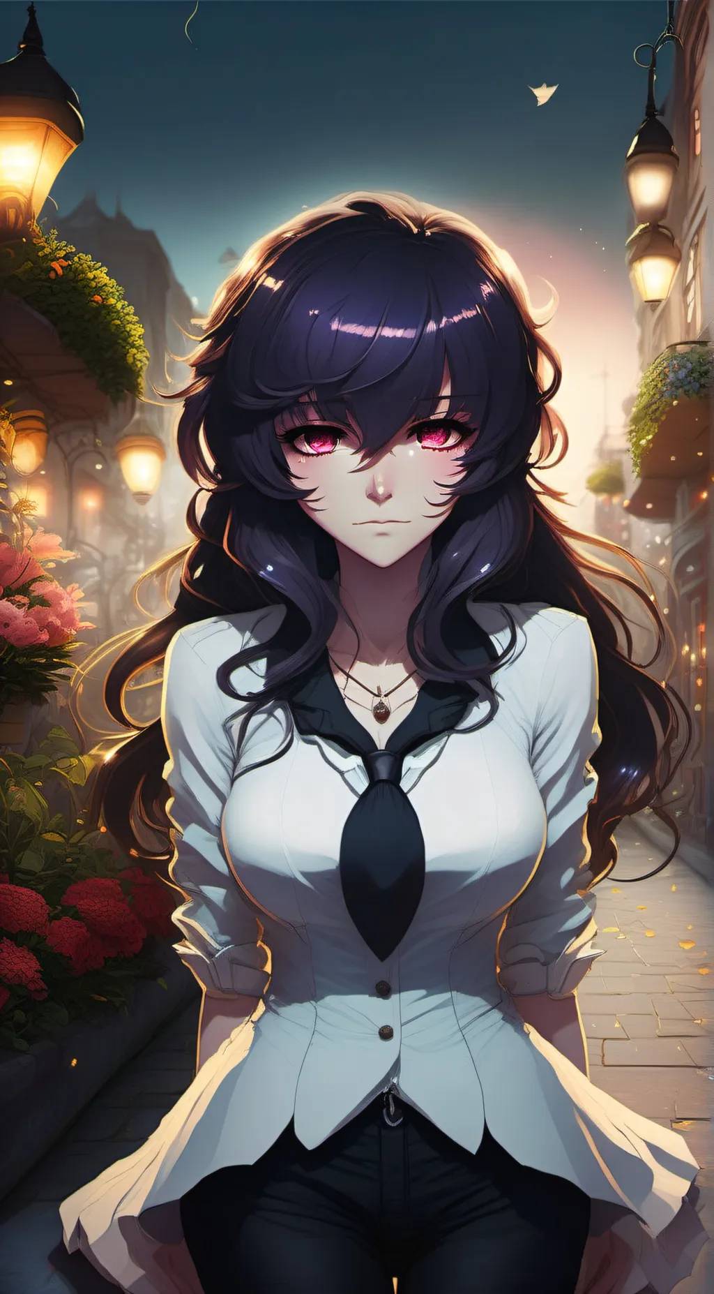 ai character: Luna background