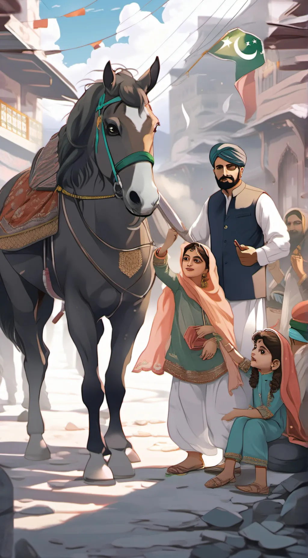 ai character: Pakistan  background