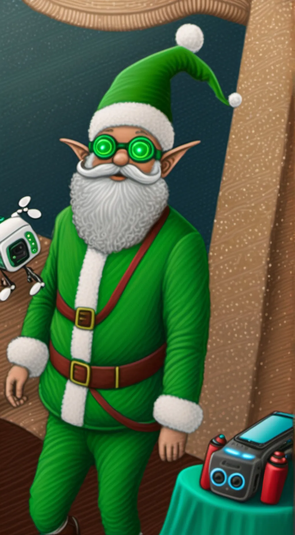 ai character: sorta claus background
