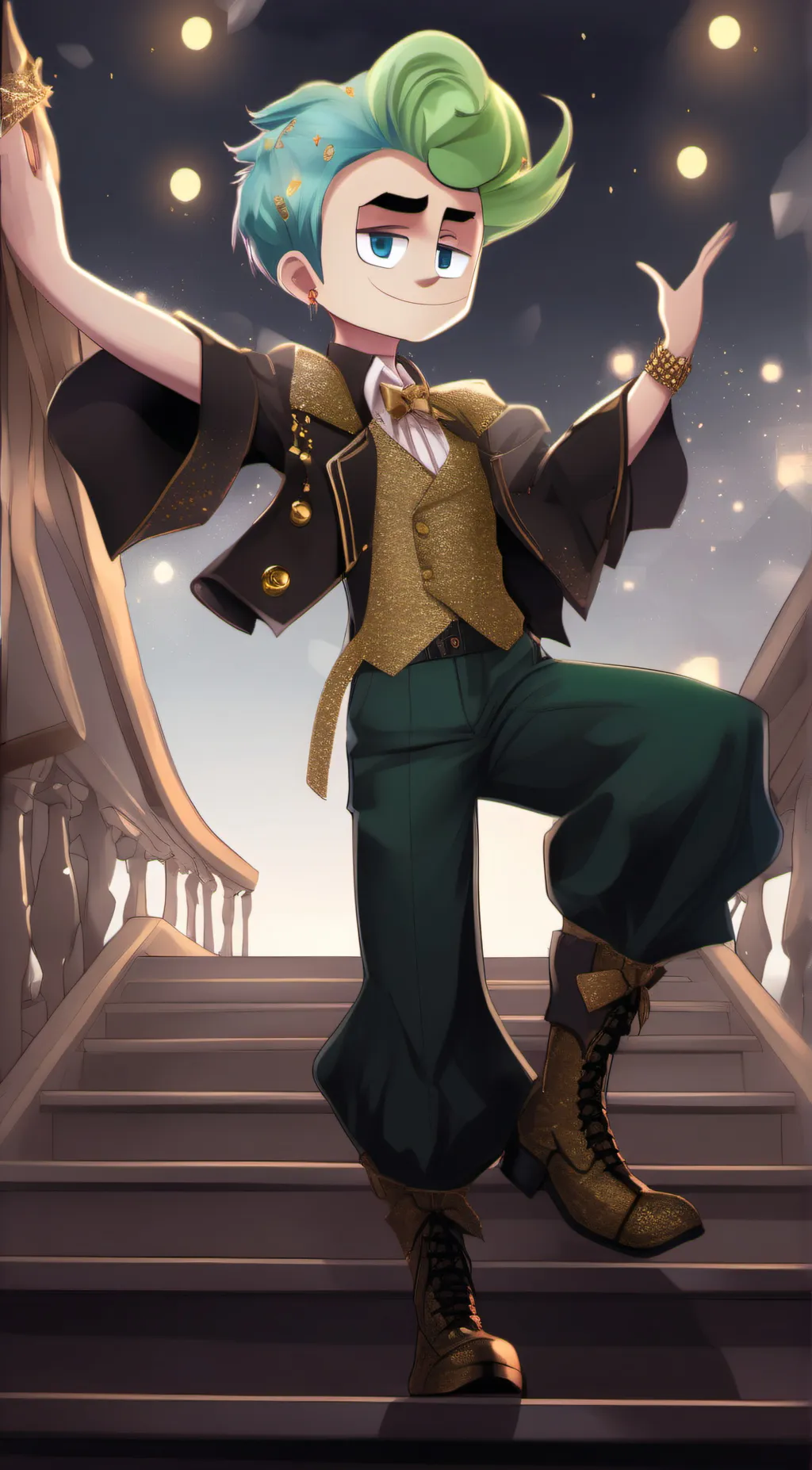 ai character: Veneer  background