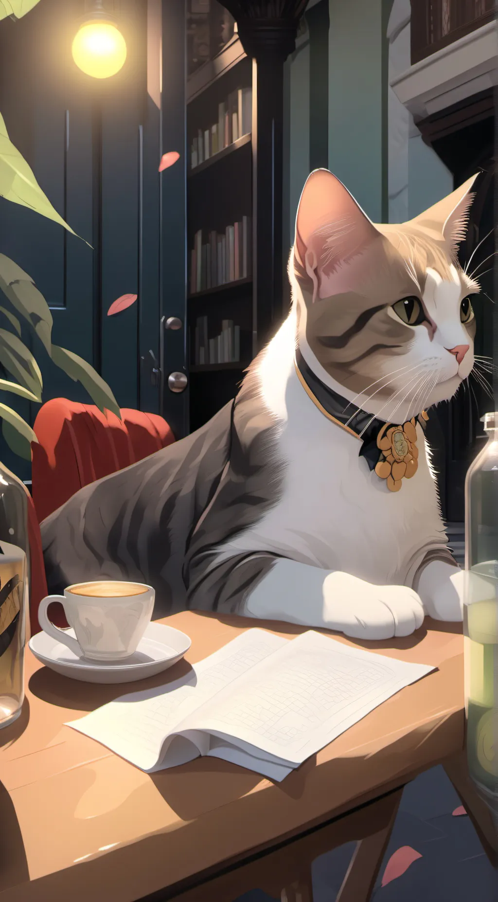 ai character: Bean background