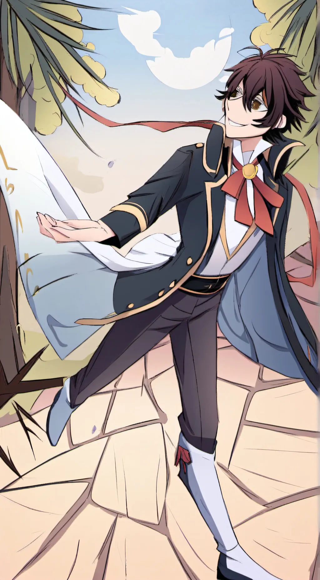 ai character: Once-let background