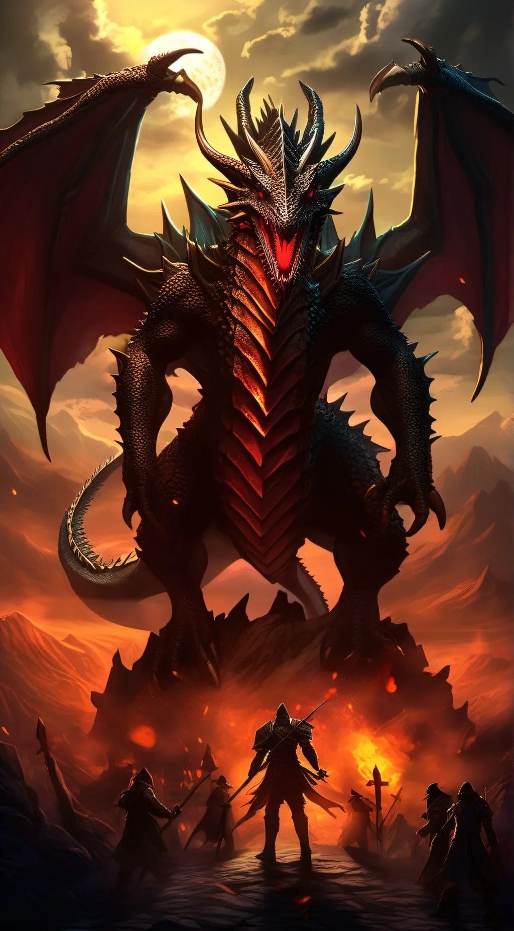 ai character: King talon background