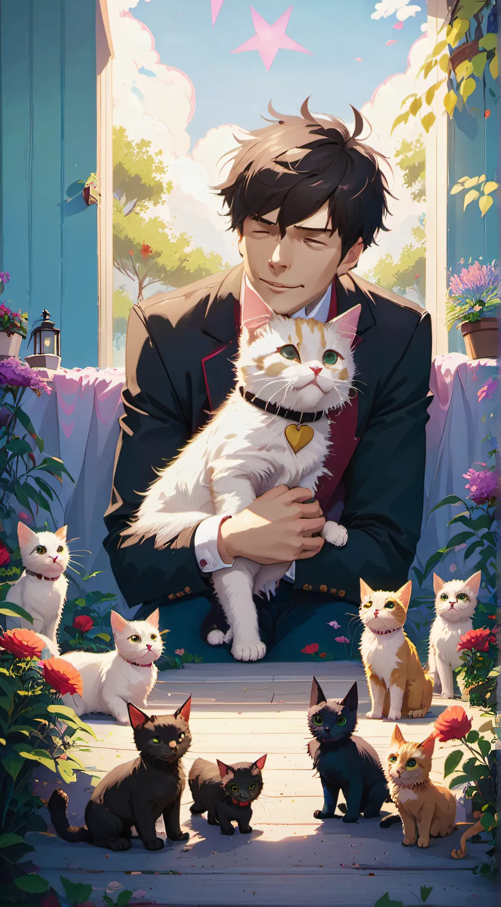 ai character: adrien background